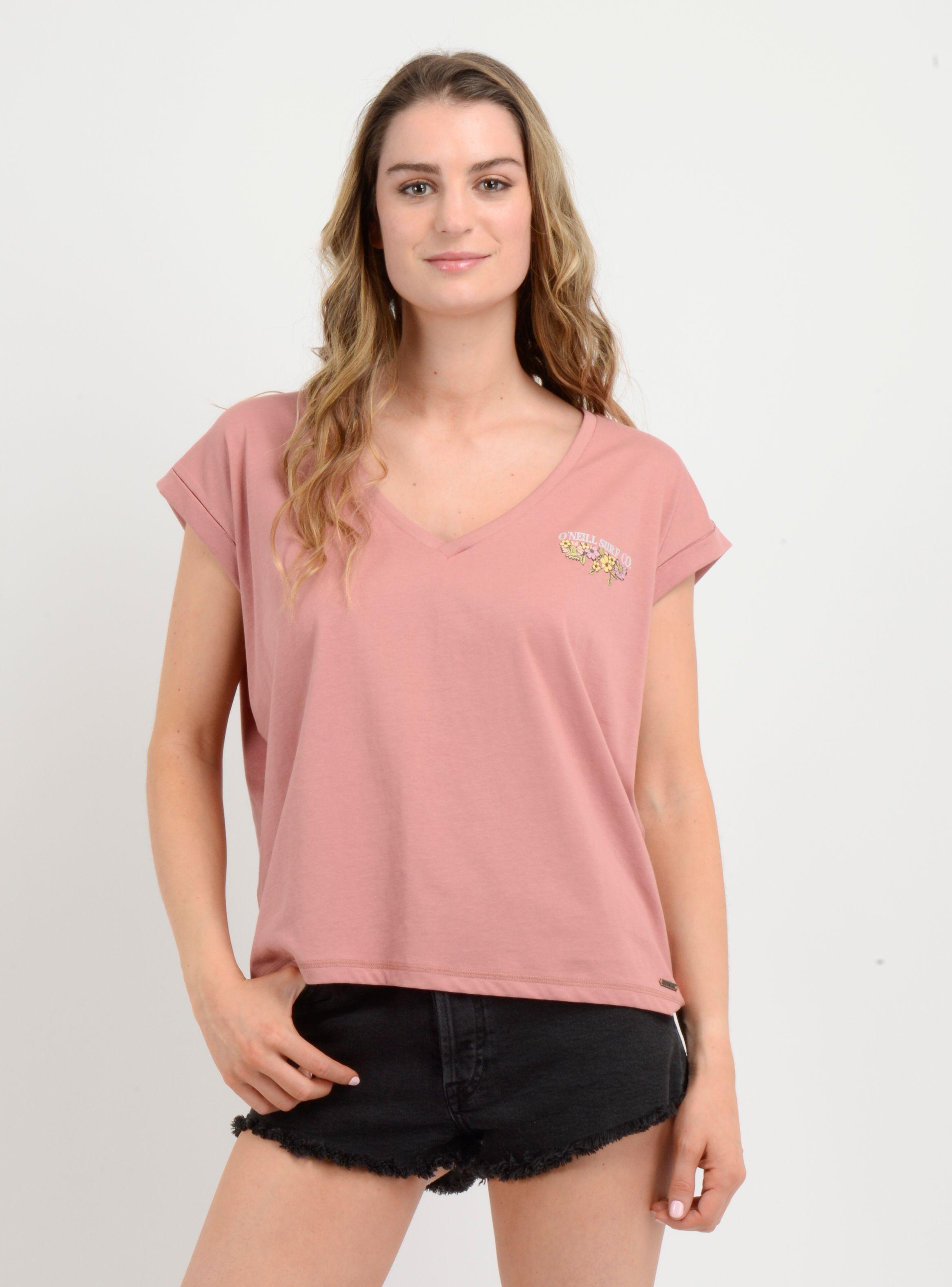 POLERA MANGA CORTA SUGAR T-SHIRT  ROSADO OSCURO-0