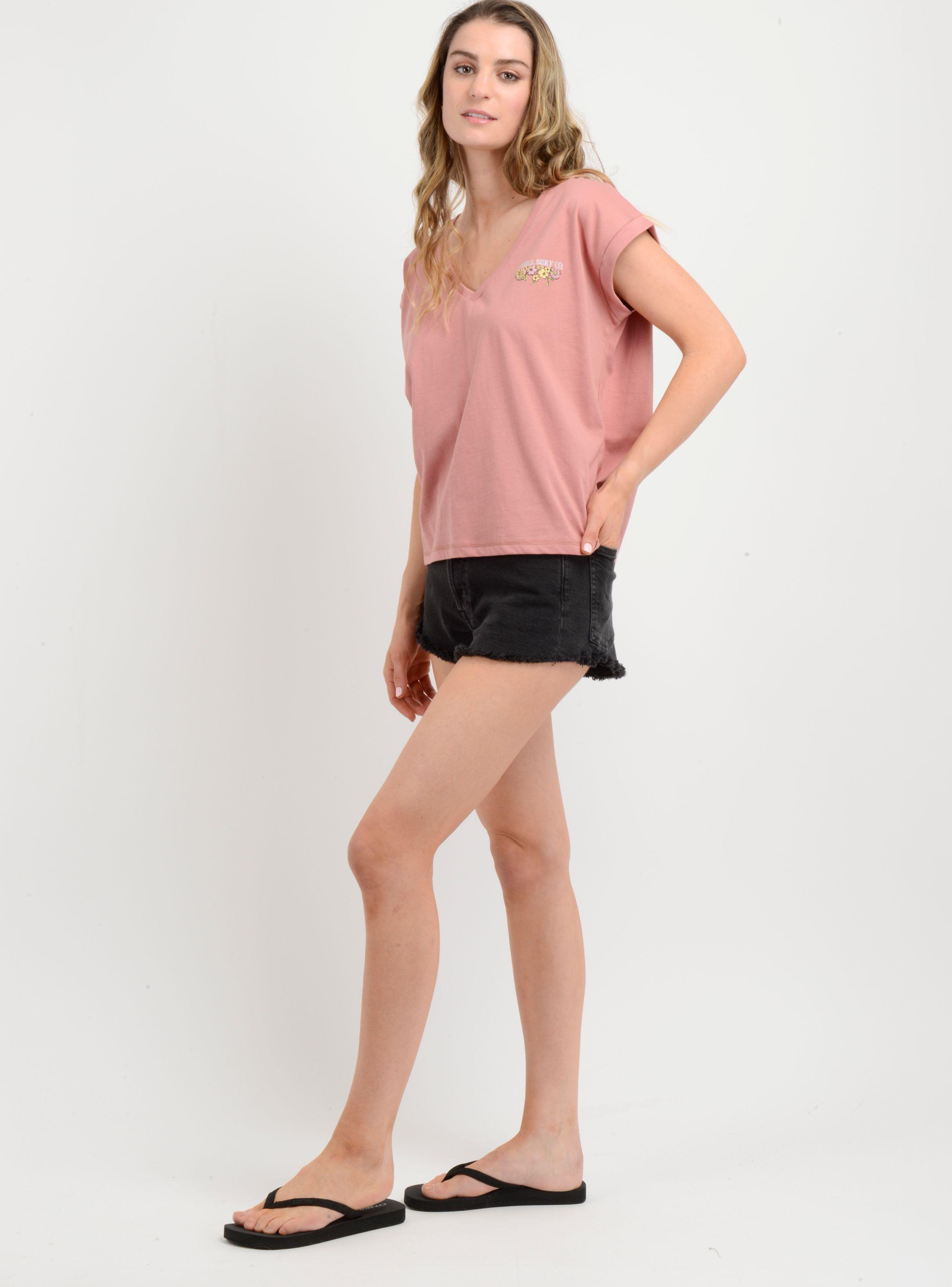 POLERA MANGA CORTA SUGAR T-SHIRT  ROSADO OSCURO-1