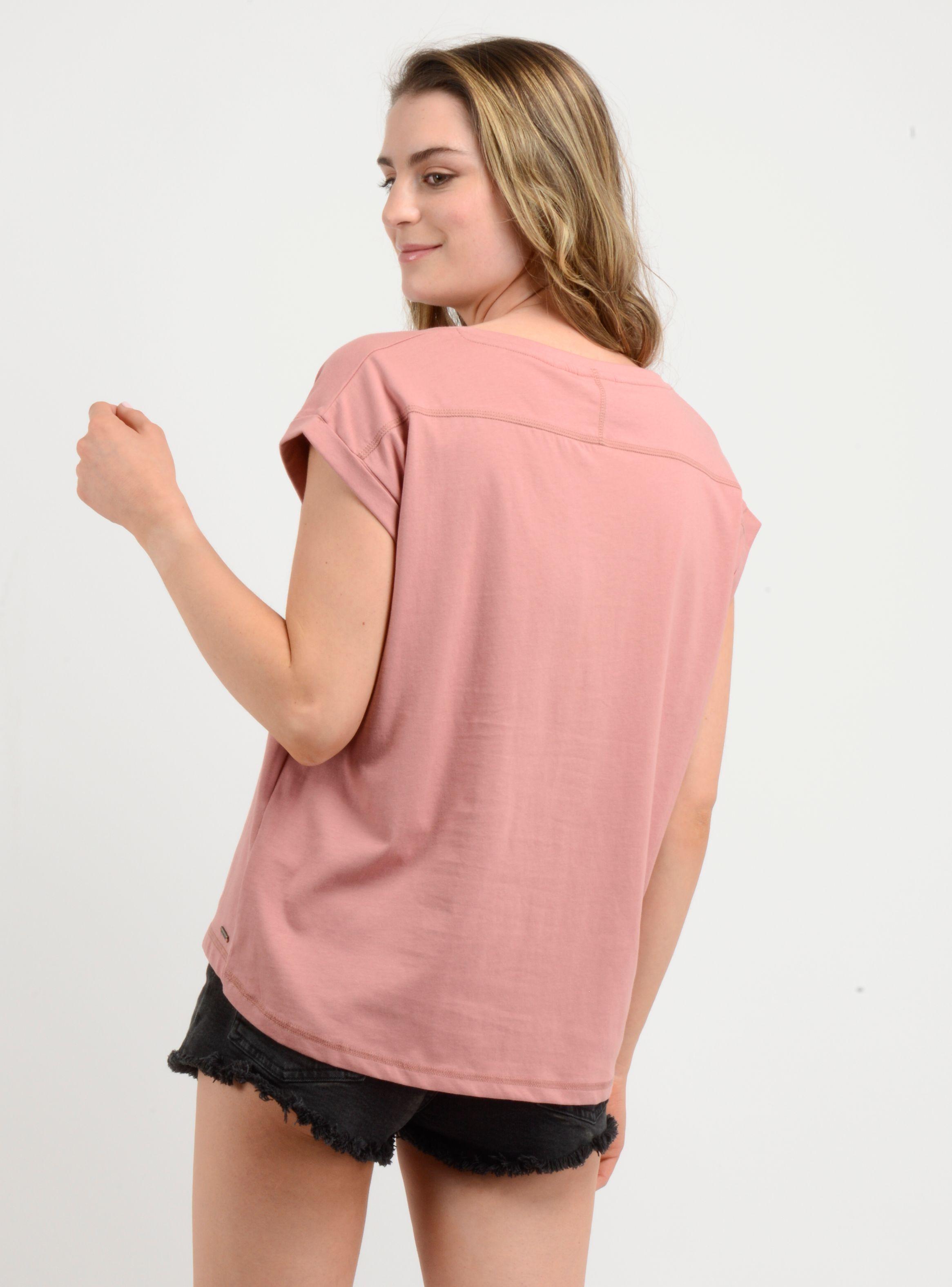 POLERA MANGA CORTA SUGAR T-SHIRT  ROSADO OSCURO-2