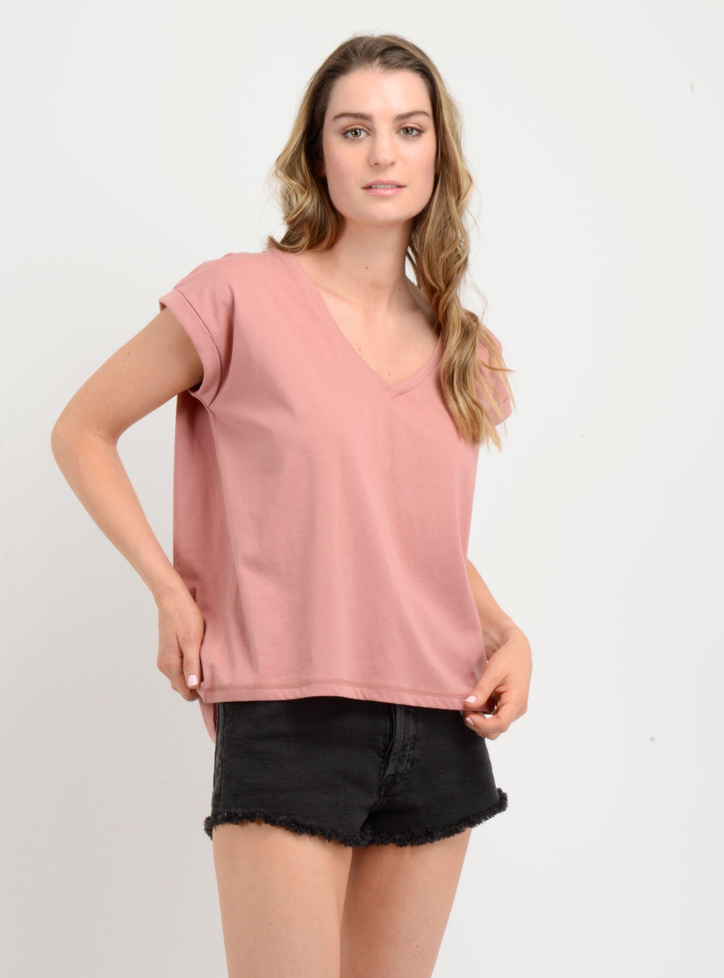 POLERA MANGA CORTA SUGAR T-SHIRT  ROSADO OSCURO-3