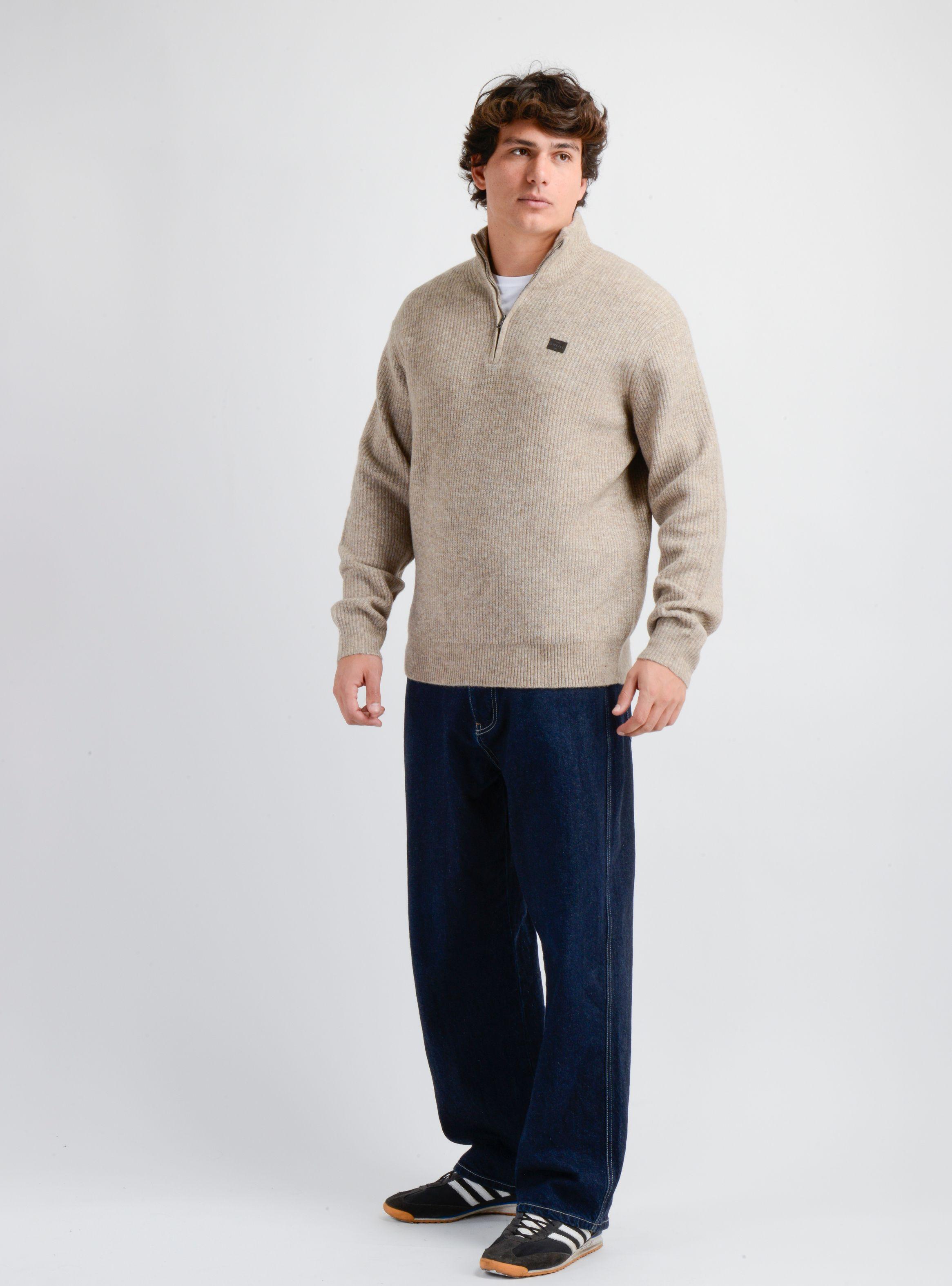 SWEATER NORRIS CAFÉ CLARO-2