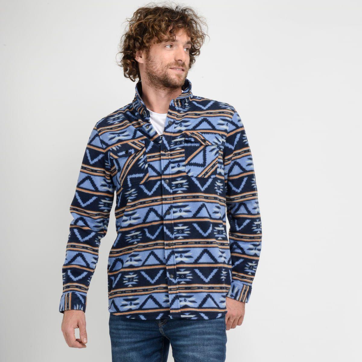 CAMISA MANGA LARGA - I23HO023004 AZUL-0
