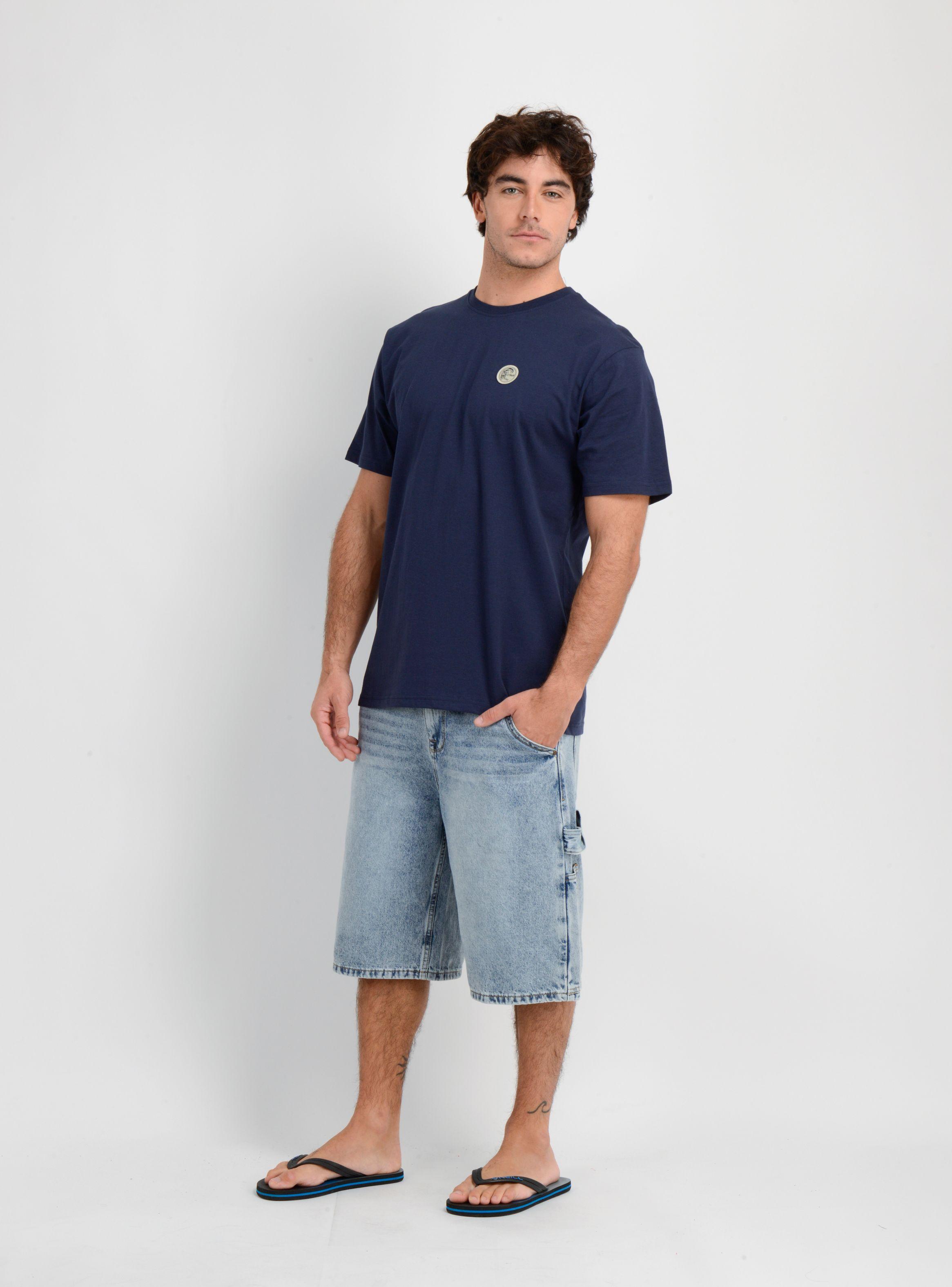 POLERA MANGA CORTA OG VINTAGE  AZUL OSCURO-2