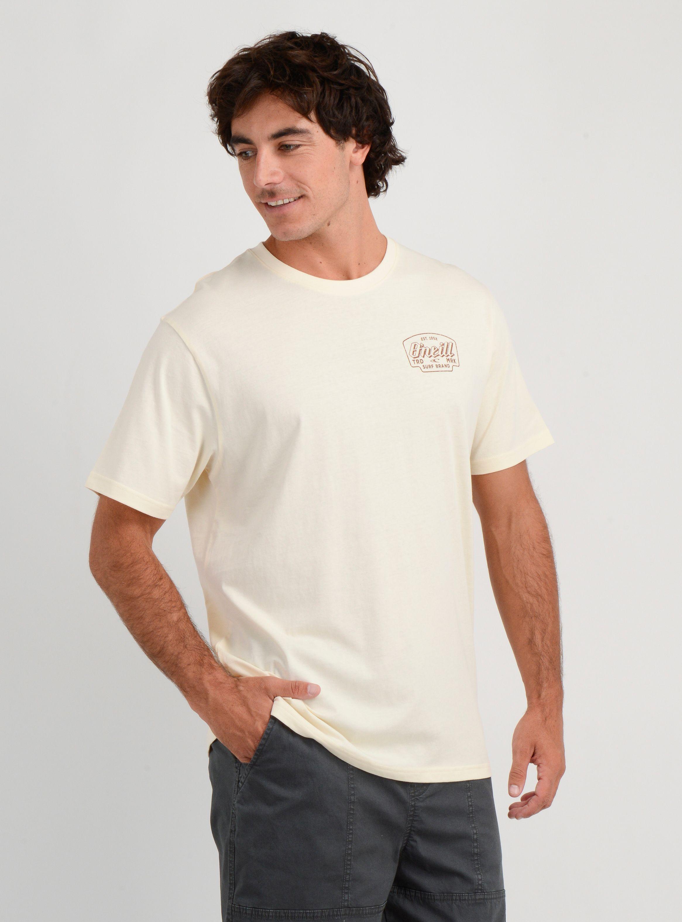 POLERA MANGA CORTA LOCK SMITH  BEIGE CLARO-3
