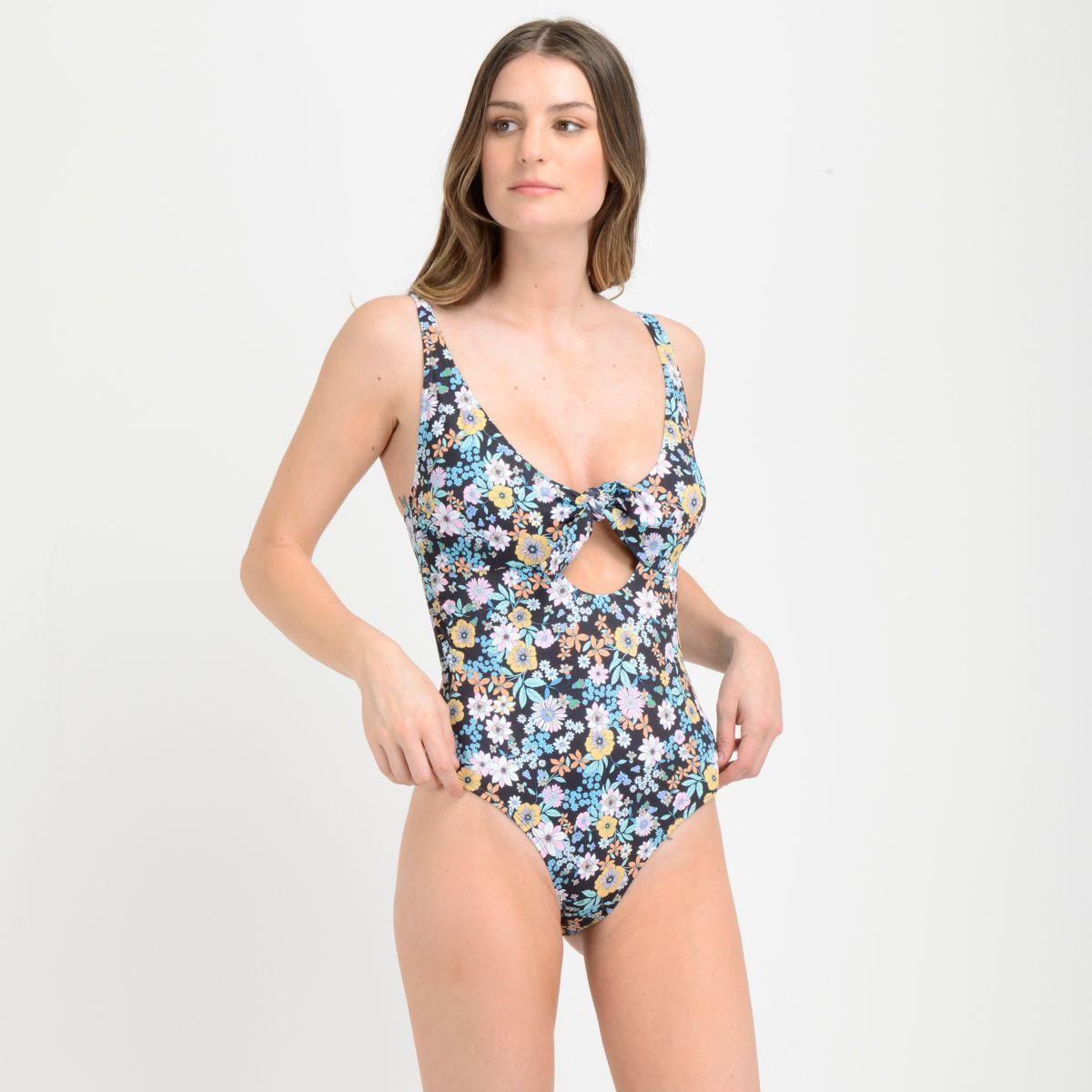 TRAJE DE BAÑO ENTERO MAYBE  NEGRO-1