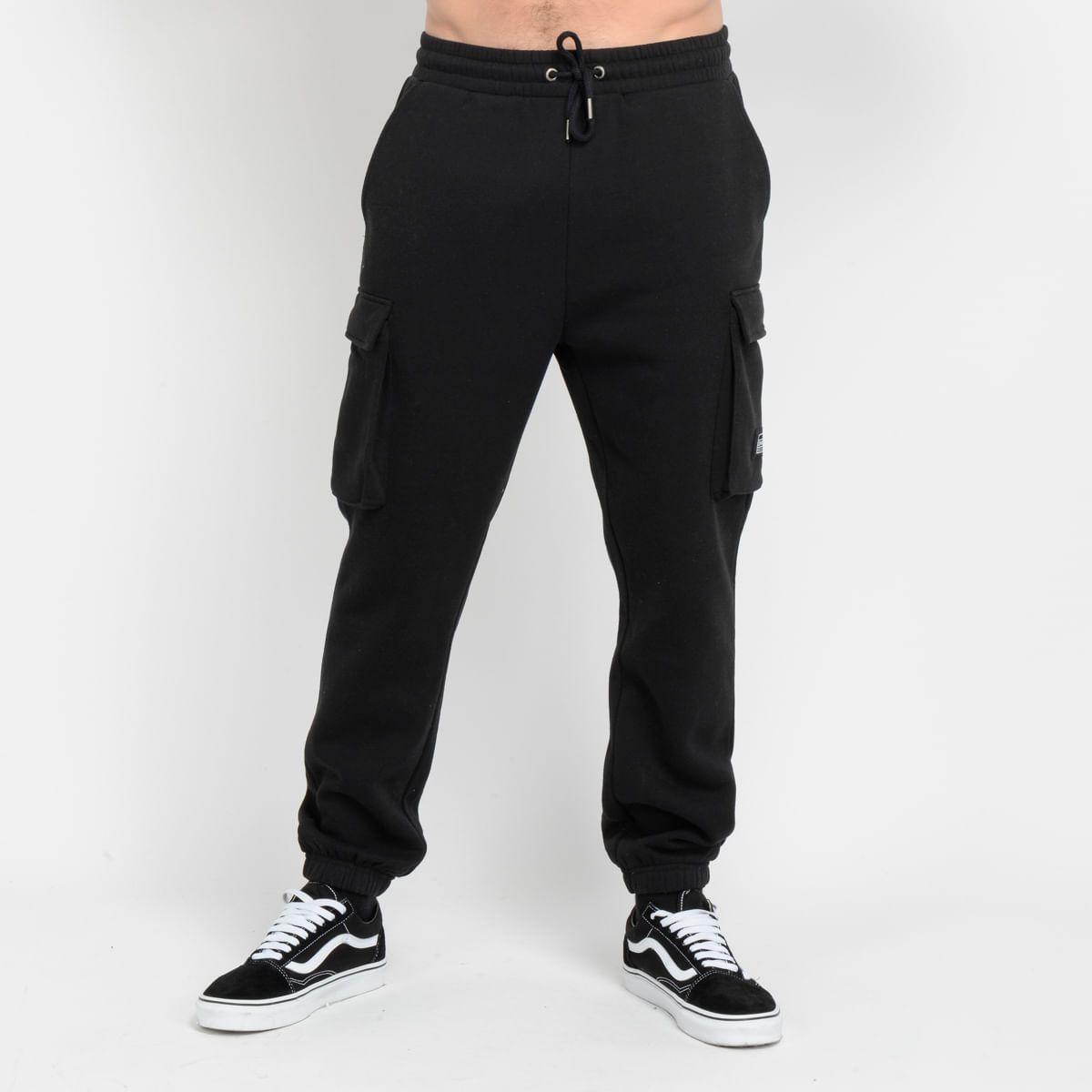 PANTALON CARGO POINT NEGRO-0