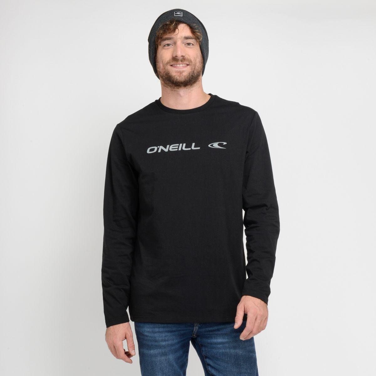 PACK POLERA MANGA LARGA + BEANIE -I23HO160003 NEGRO-0