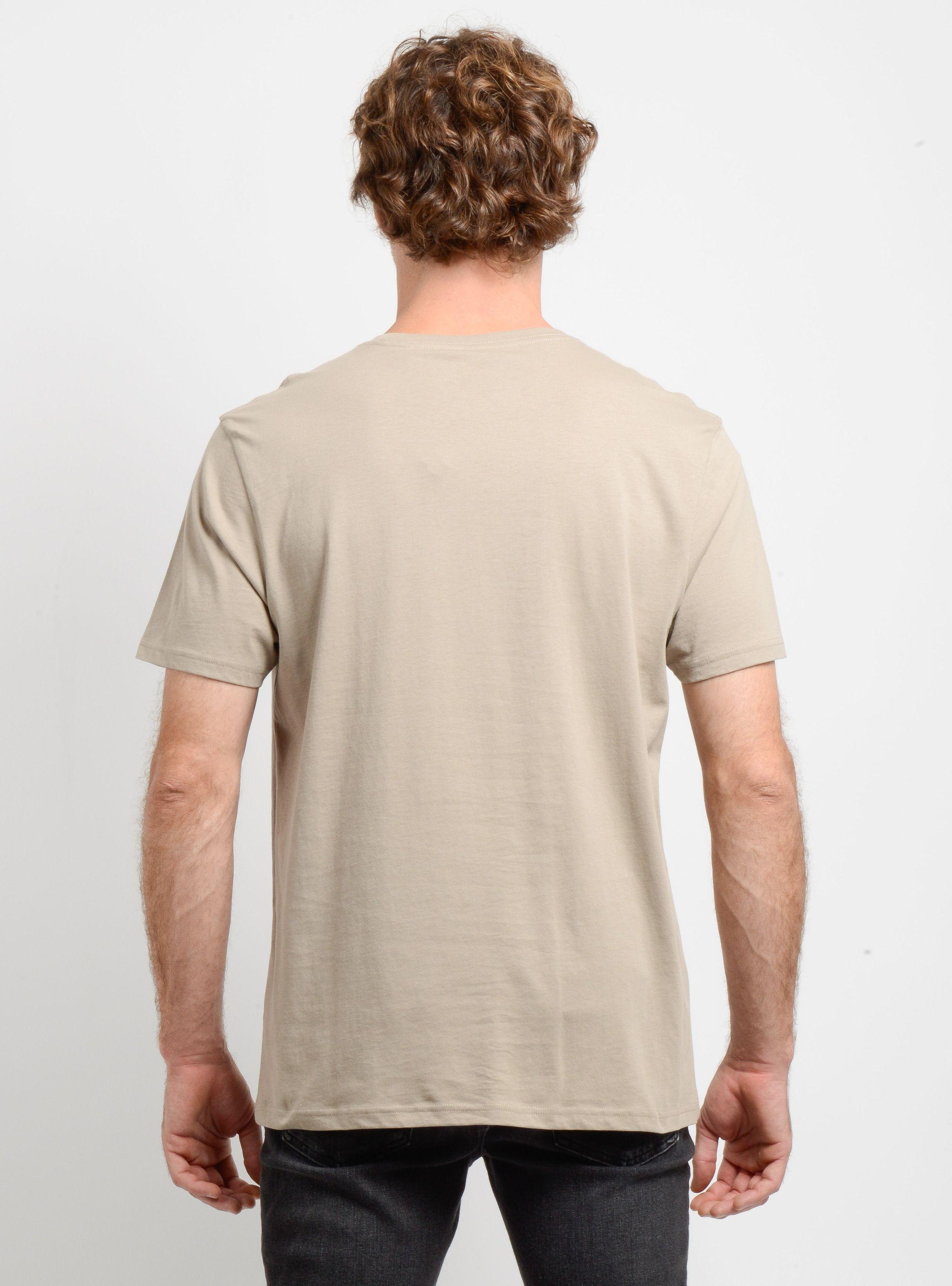 POLERA MANGA CORTA DUSK BEIGE OSCURO-1