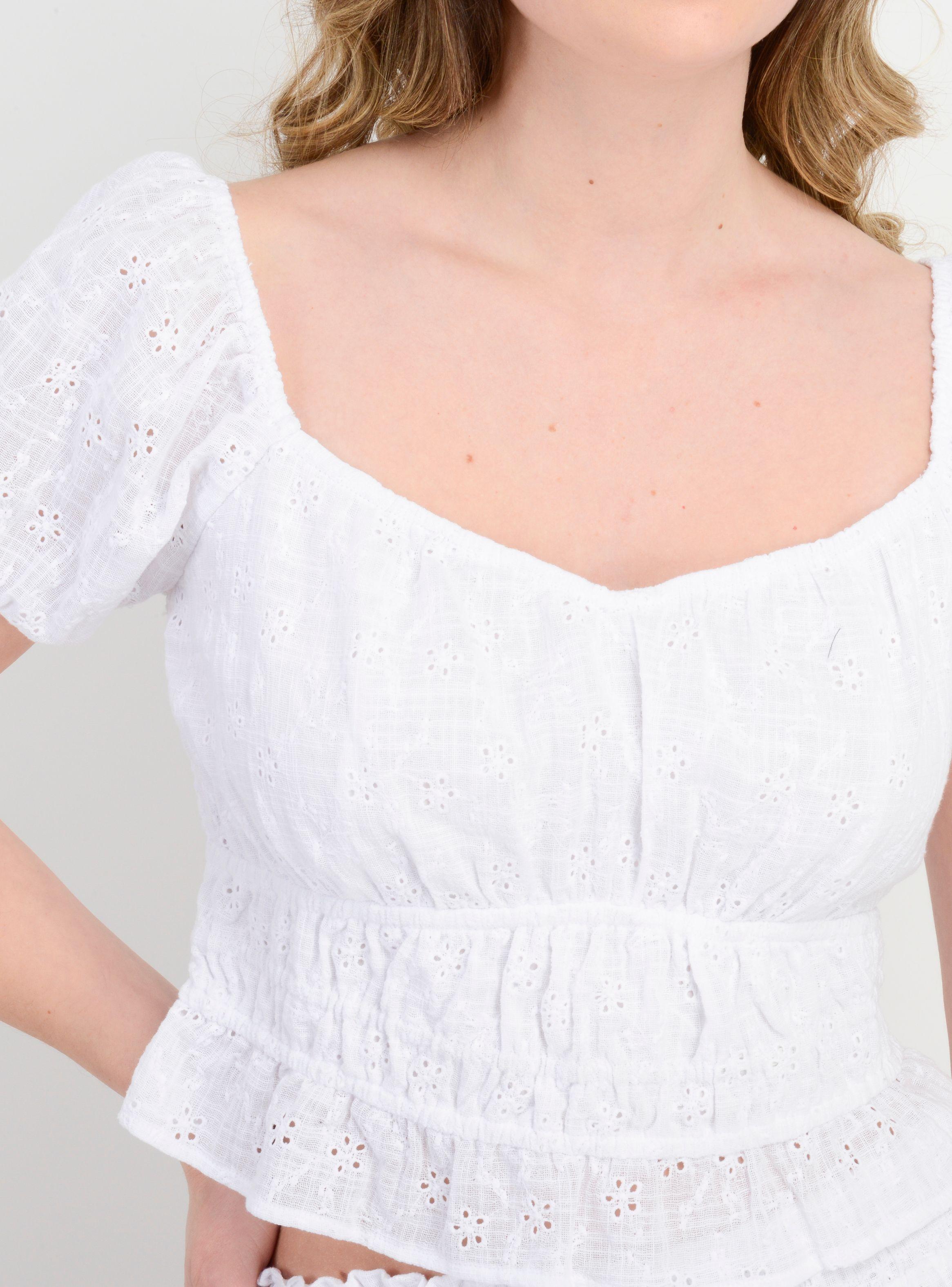 BLUSA MANGA CORTA ADILAH TOP BLANCO-4