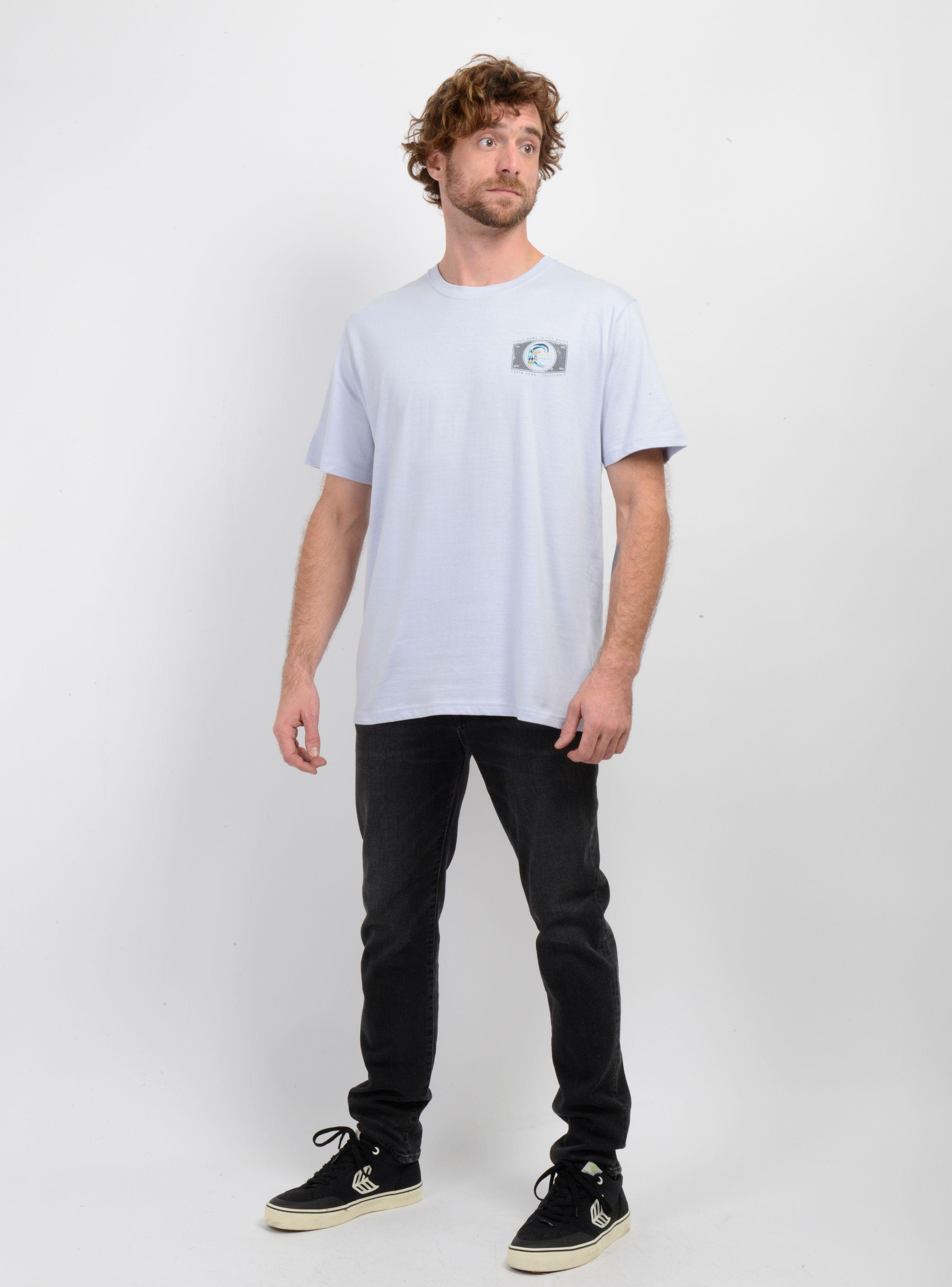 POLERA MANGA CORTA FOREVER AZUL CLARO-2