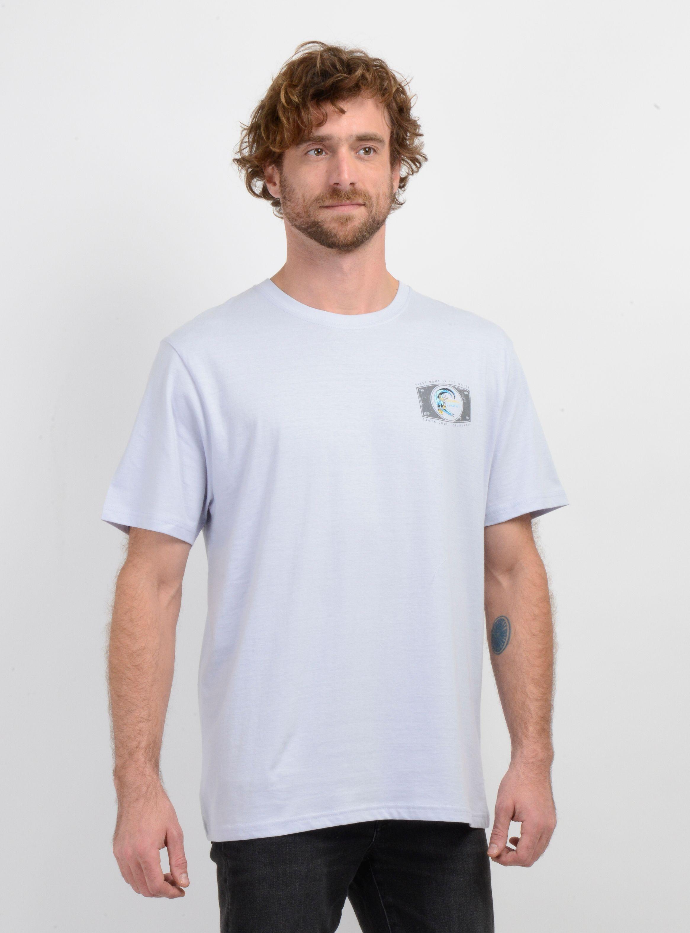 POLERA MANGA CORTA FOREVER AZUL CLARO-3
