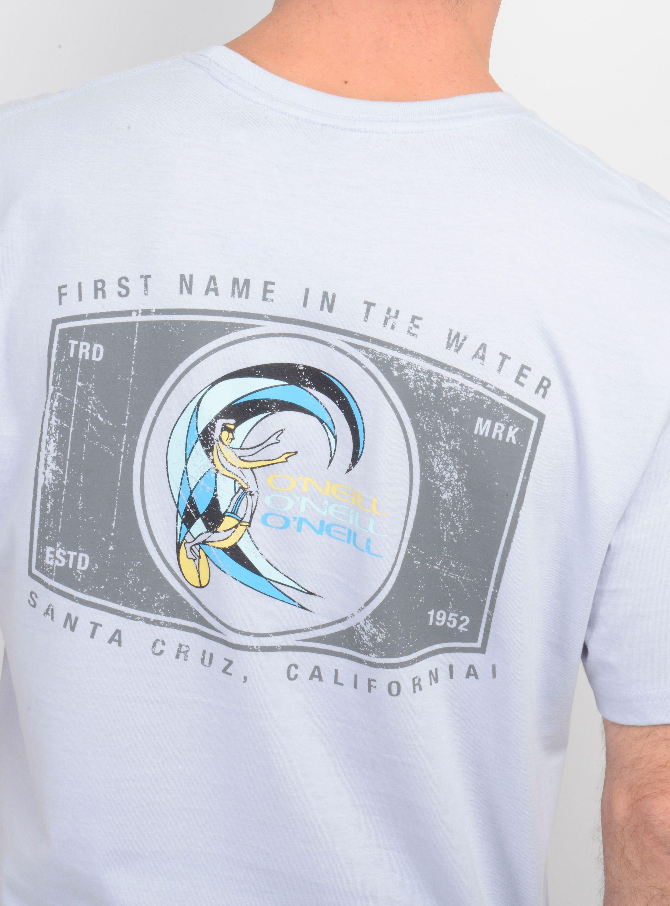 POLERA MANGA CORTA FOREVER AZUL CLARO-5