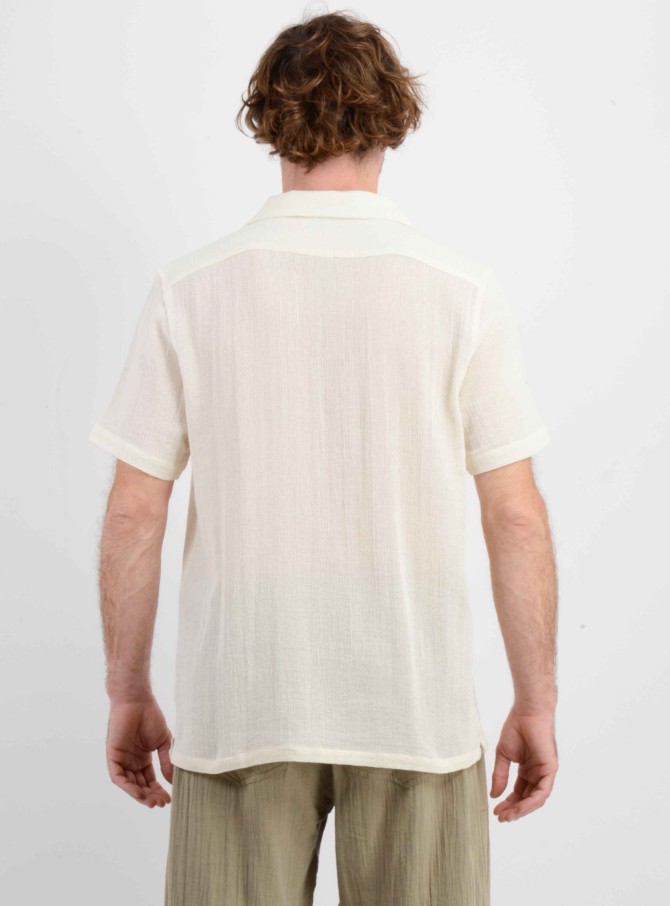 CAMISA MANGA CORTA TAME BEIGE CLARO-1
