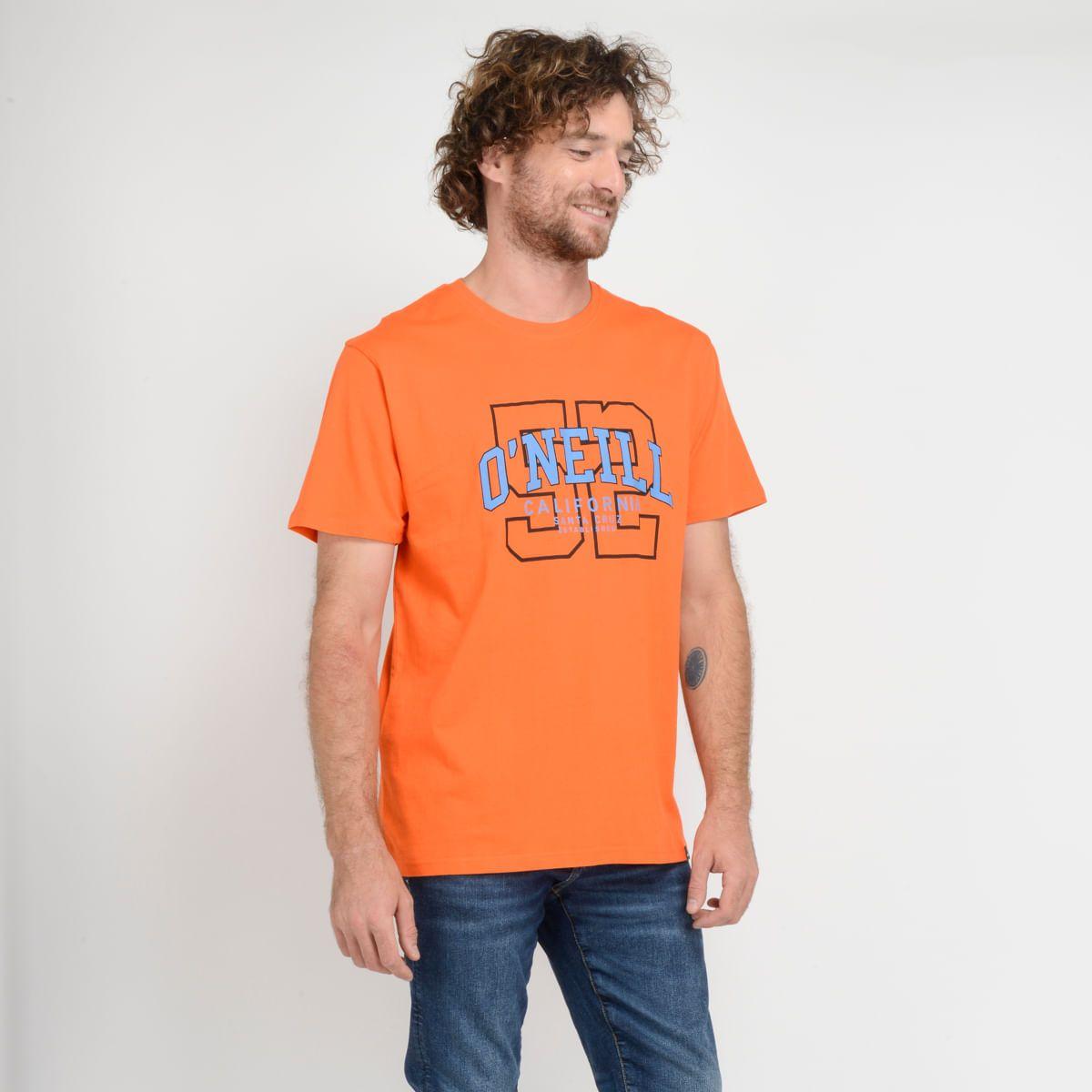 POLERA MANGA CORTA - I23HO065005 NARANJO-1