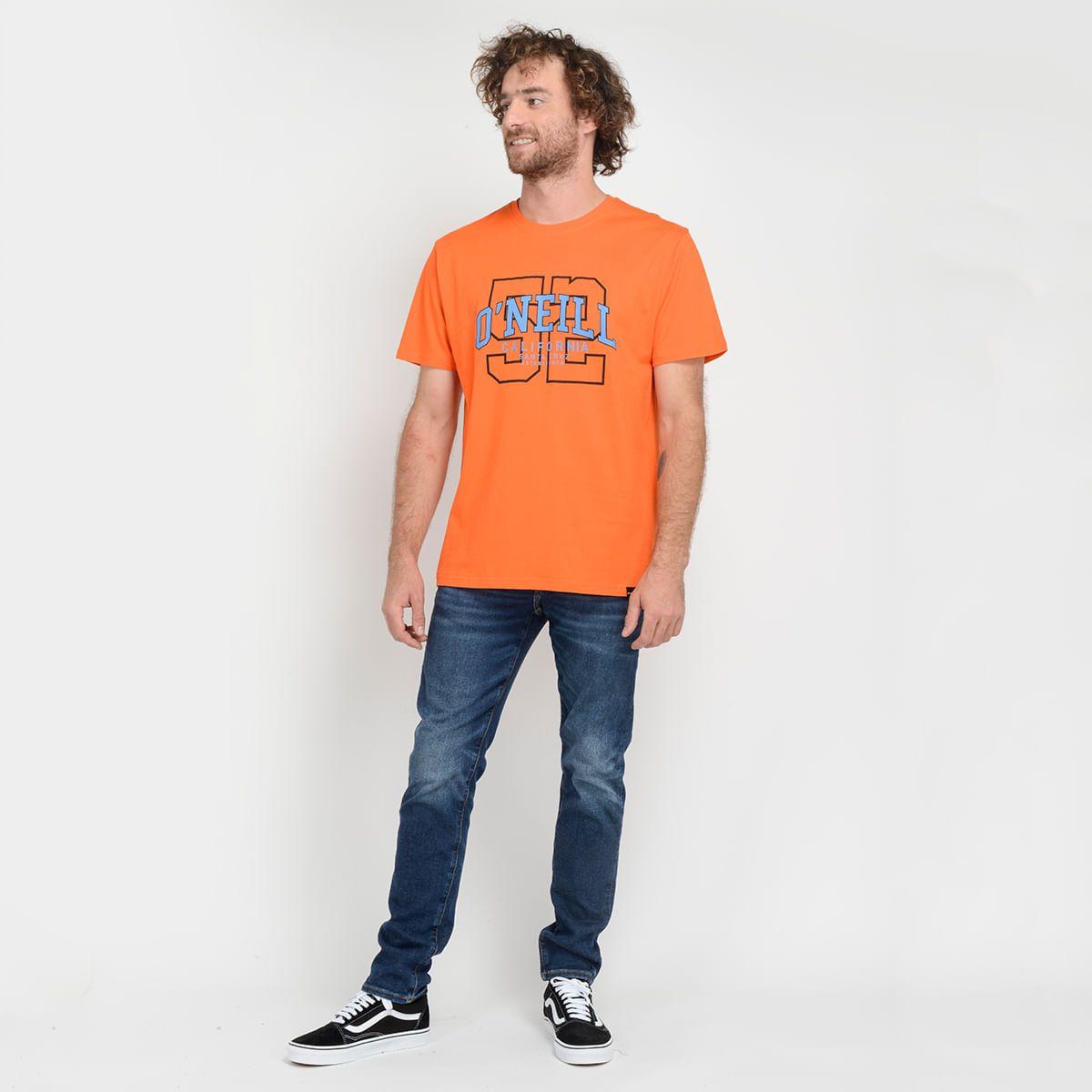 POLERA MANGA CORTA - I23HO065005 NARANJO-3