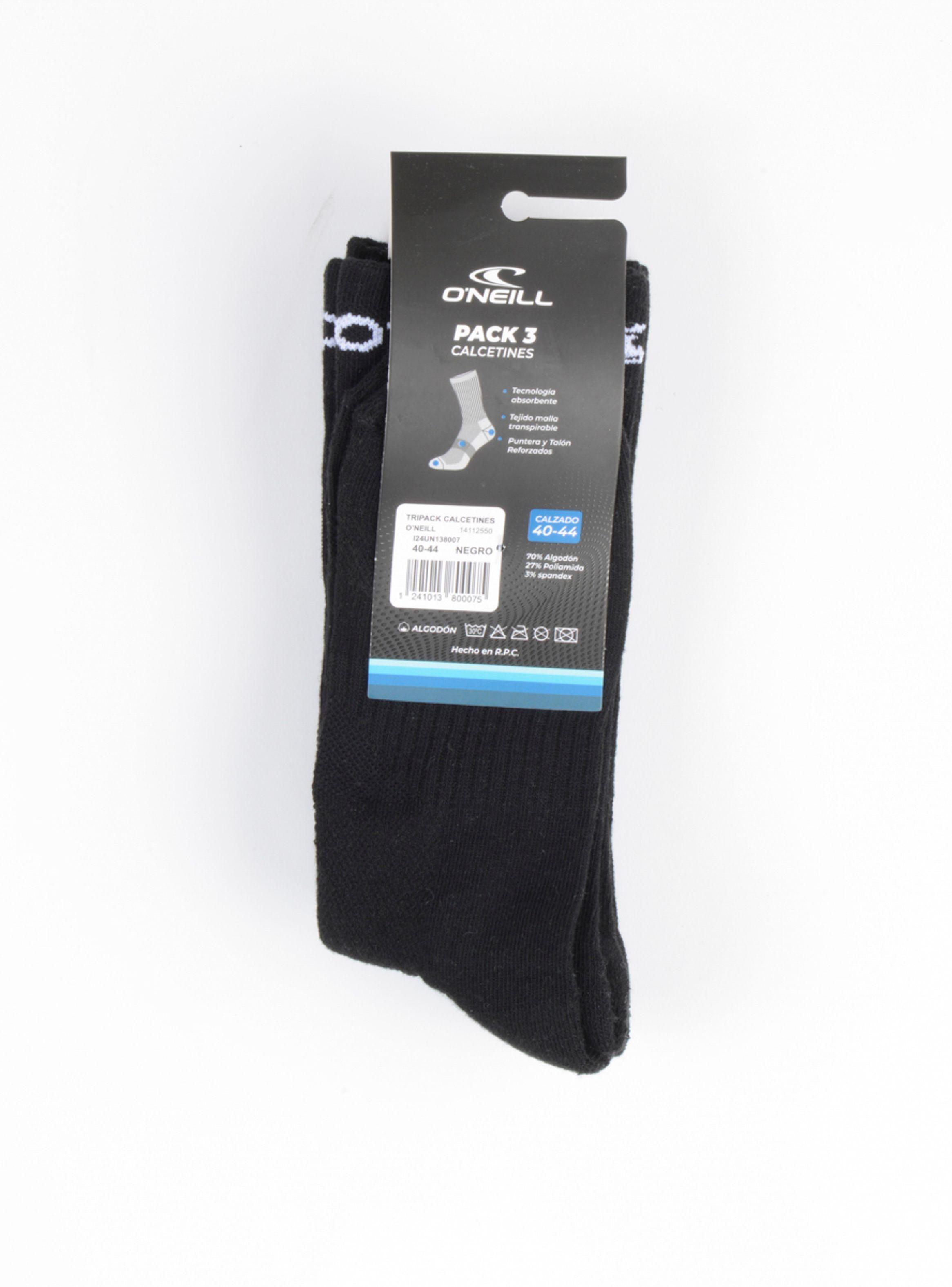 TRIPACK CALCETINES ESSENTIAL NEGRO-2