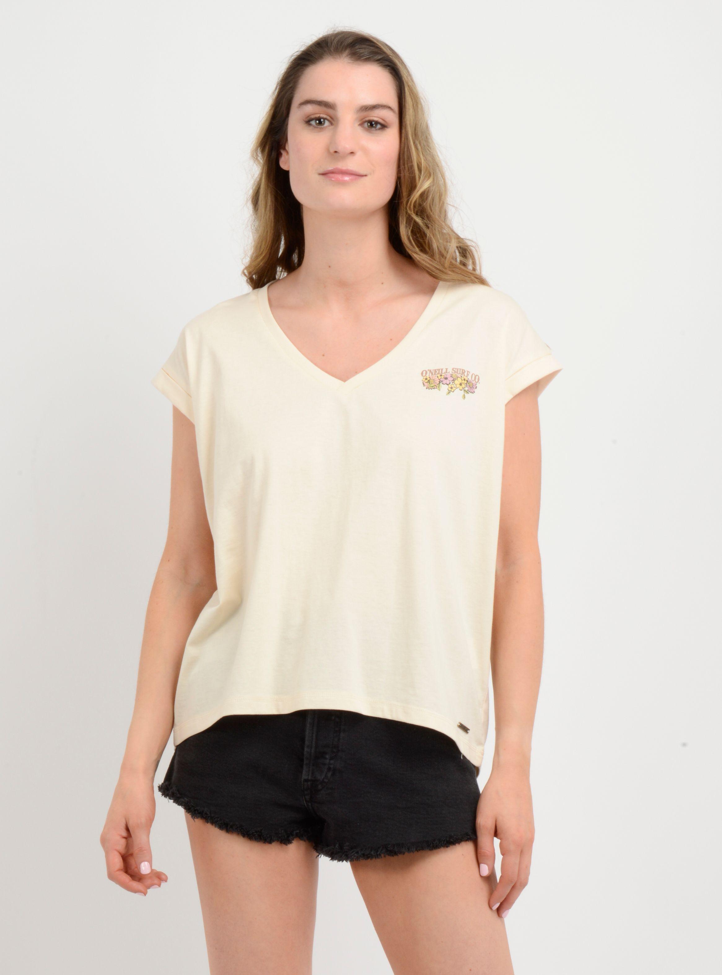 POLERA MANGA CORTA SUGAR T-SHIRT  BEIGE CLARO-0