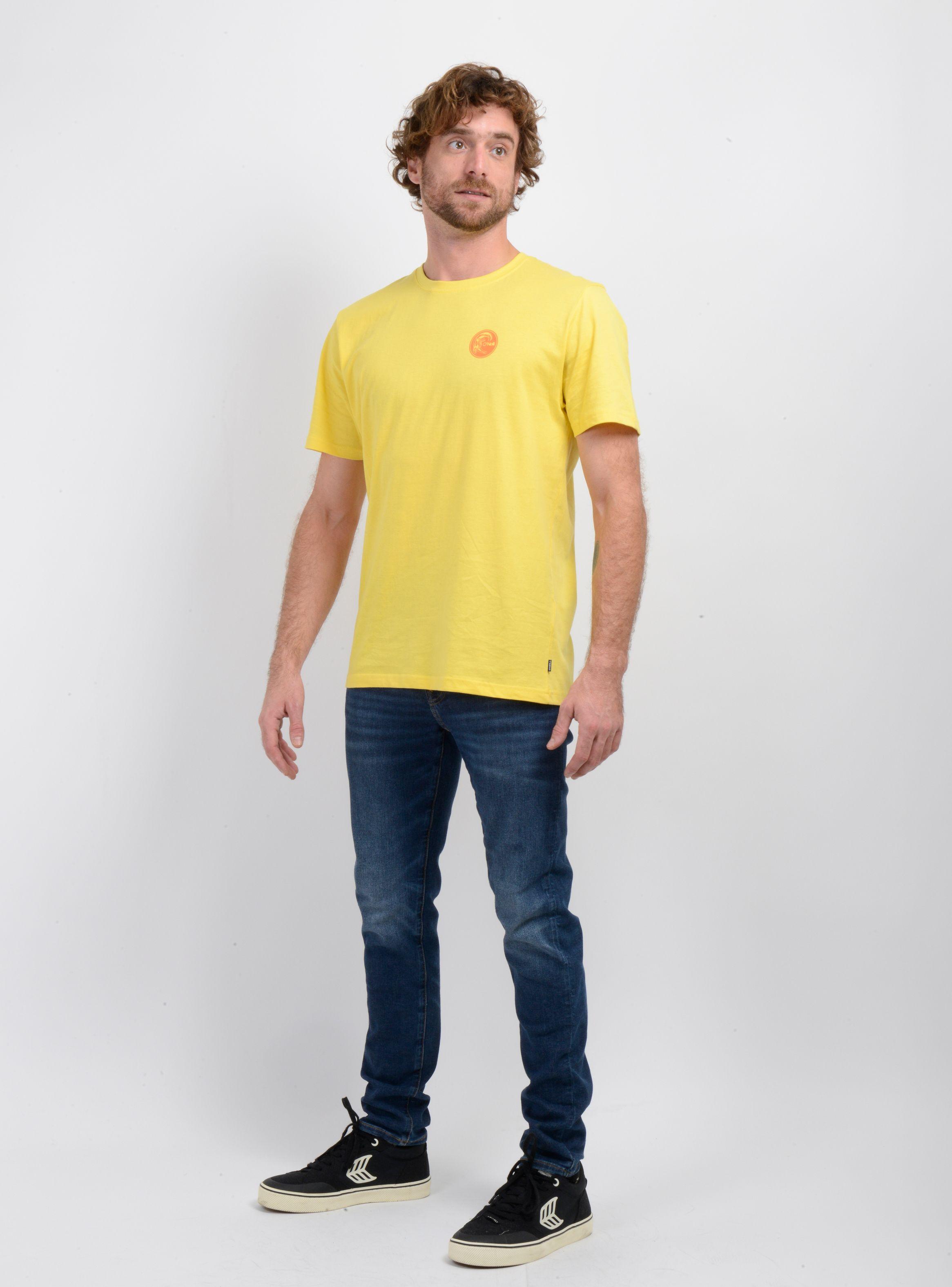 POLERA MANGA CORTA ORIGINALS VINTAGE AMARILLO-2