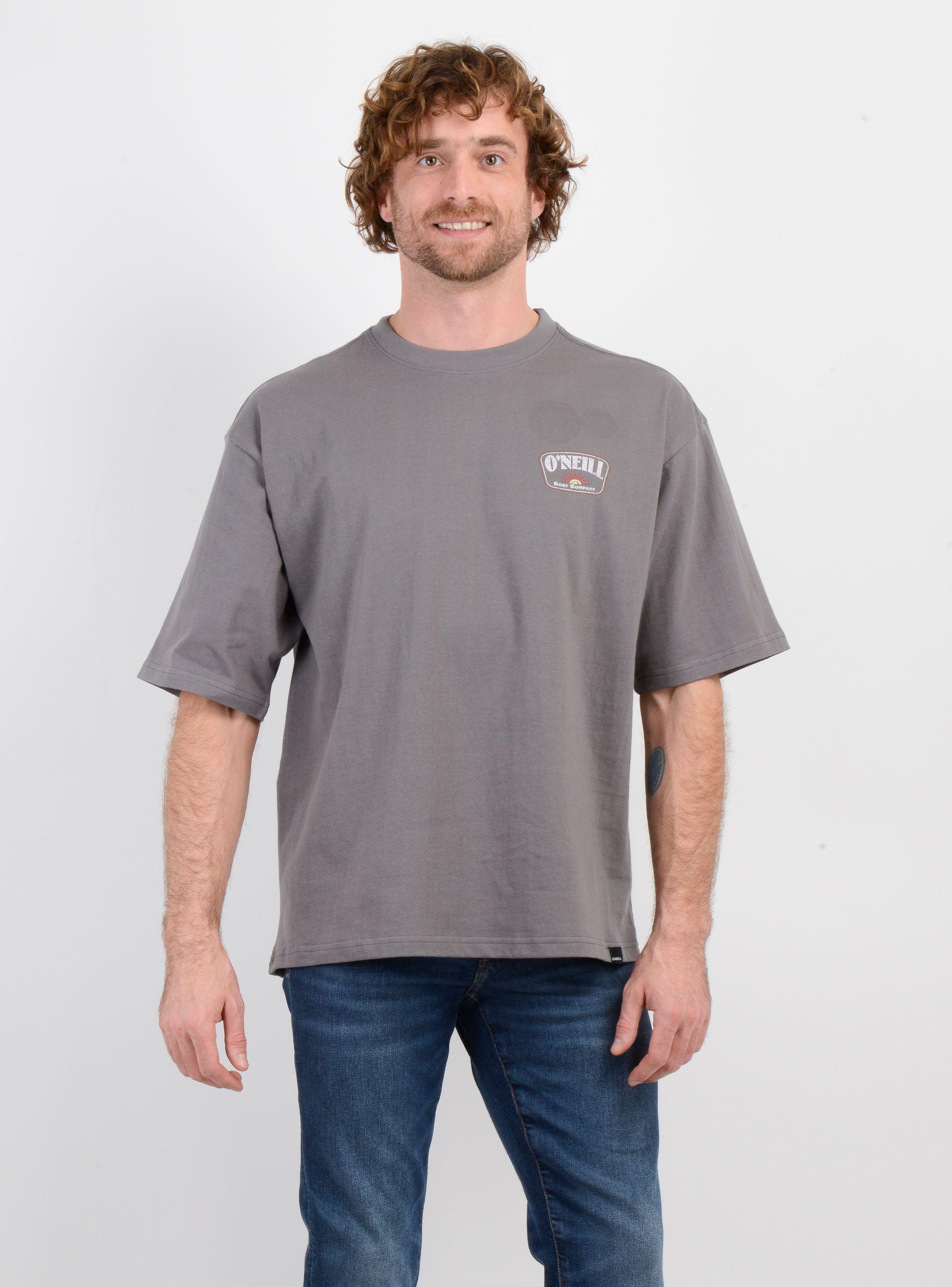 POLERA MANGA CORTA HIGHWAY GRIS OSCURO-0