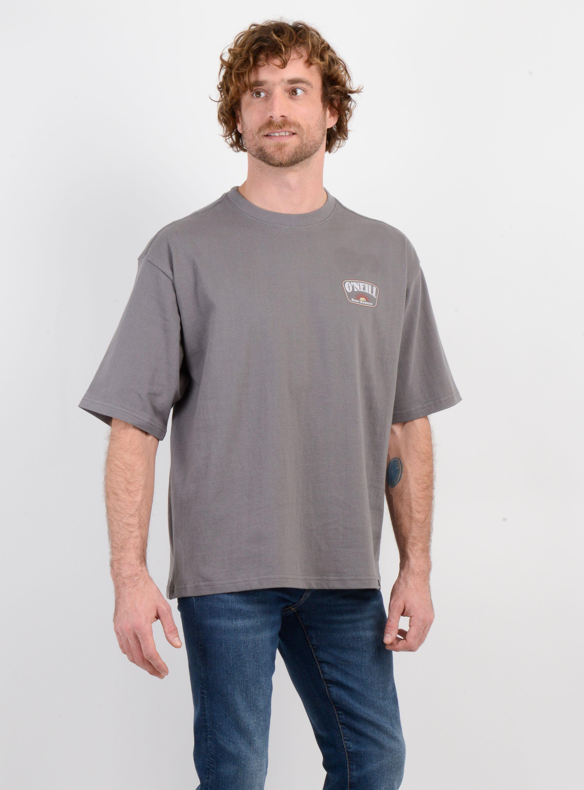 POLERA MANGA CORTA HIGHWAY GRIS OSCURO-3