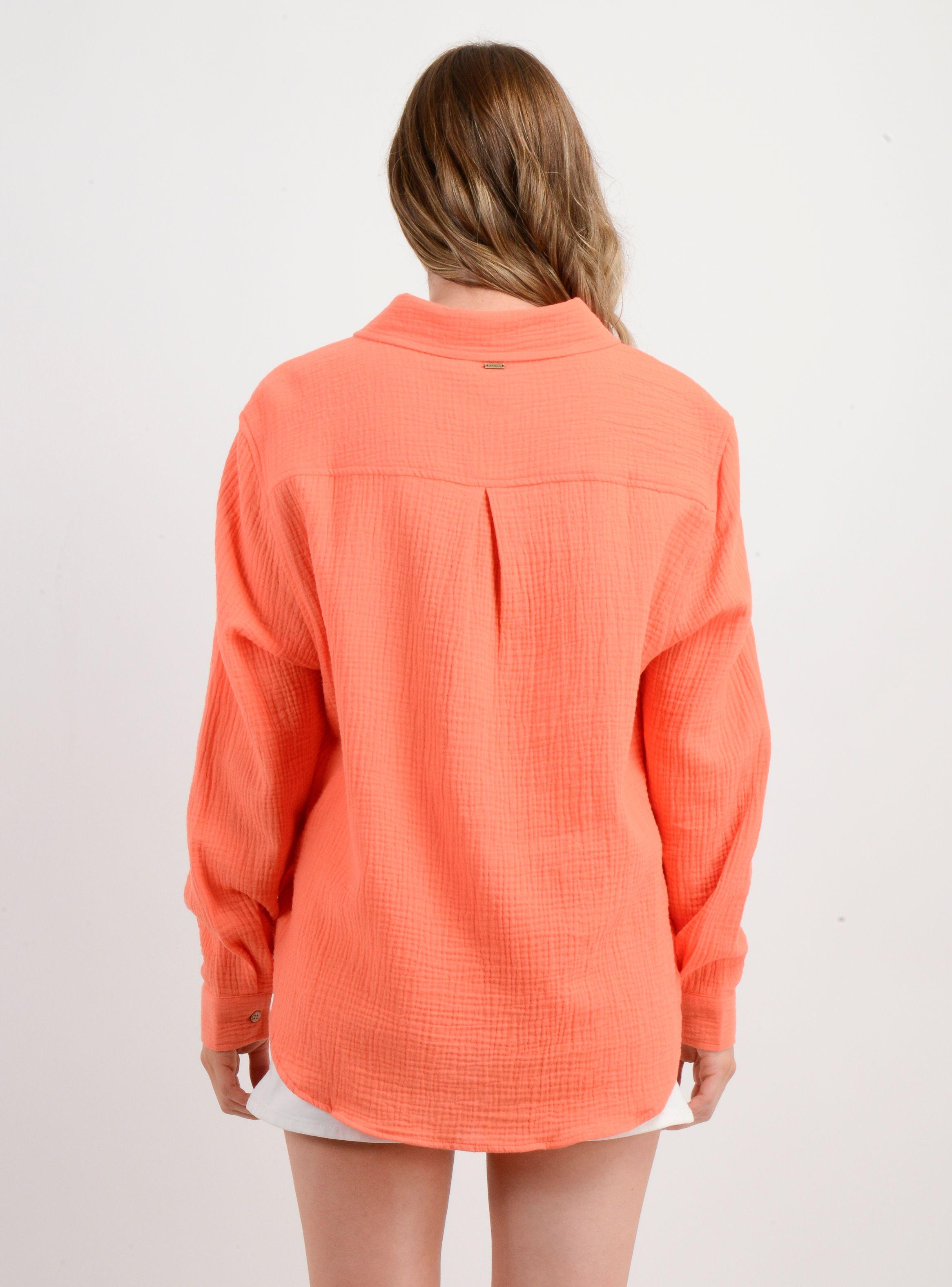 BLUSA MANGA LARGA LENI NARANJO-1