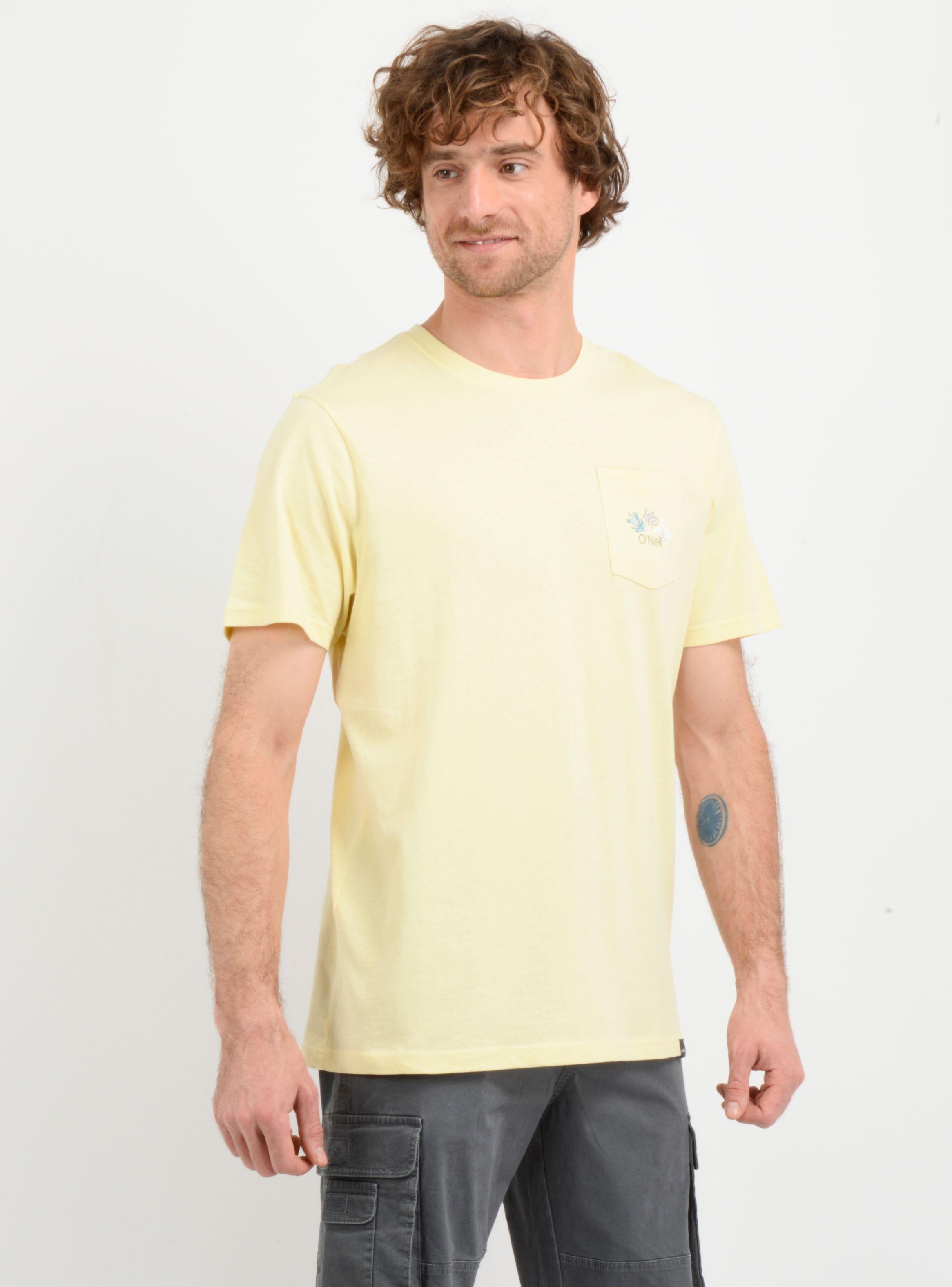 POLERA MANGA CORTA OG FLOWER  AMARILLO-3