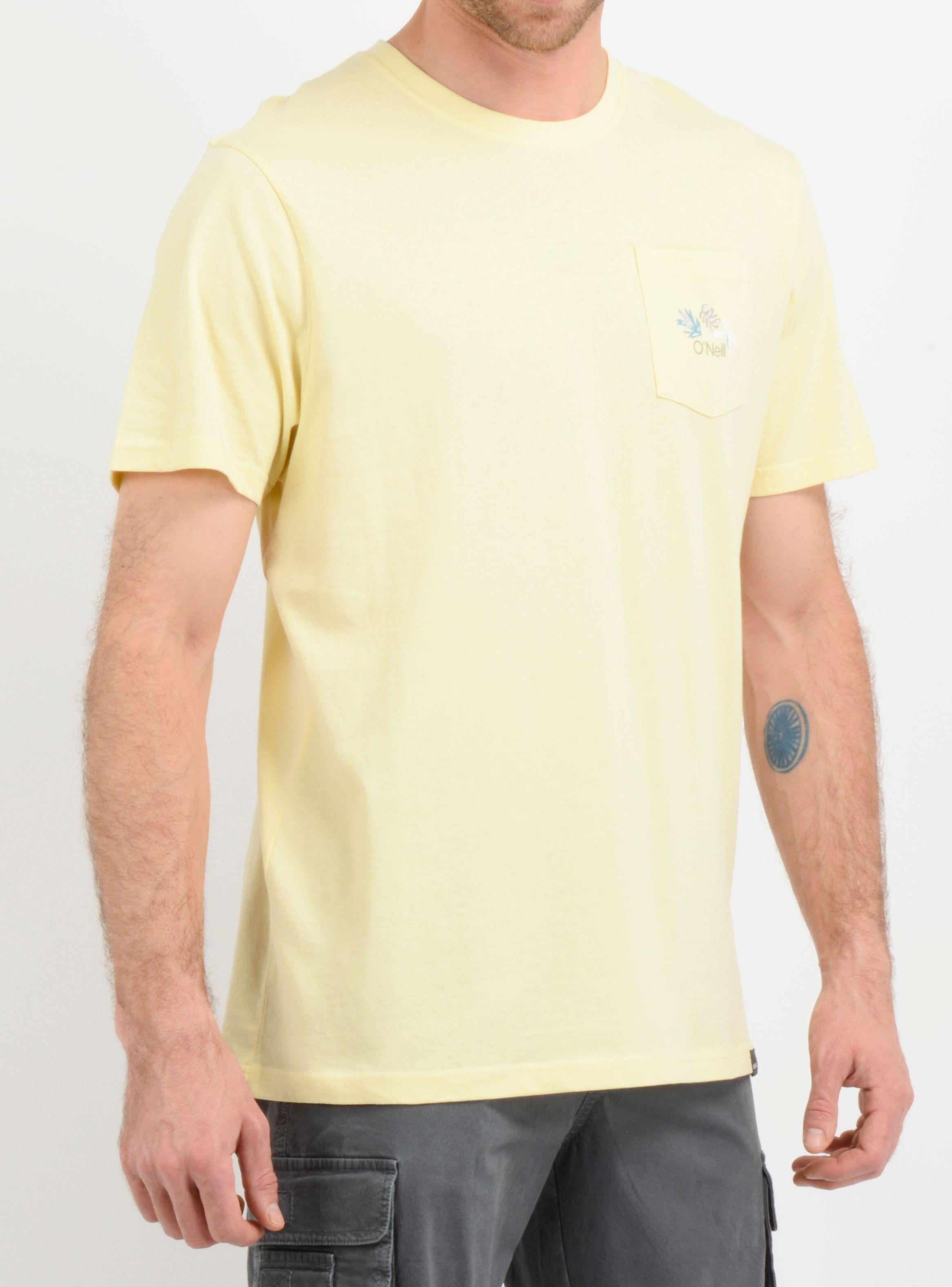 POLERA MANGA CORTA OG FLOWER  AMARILLO-5