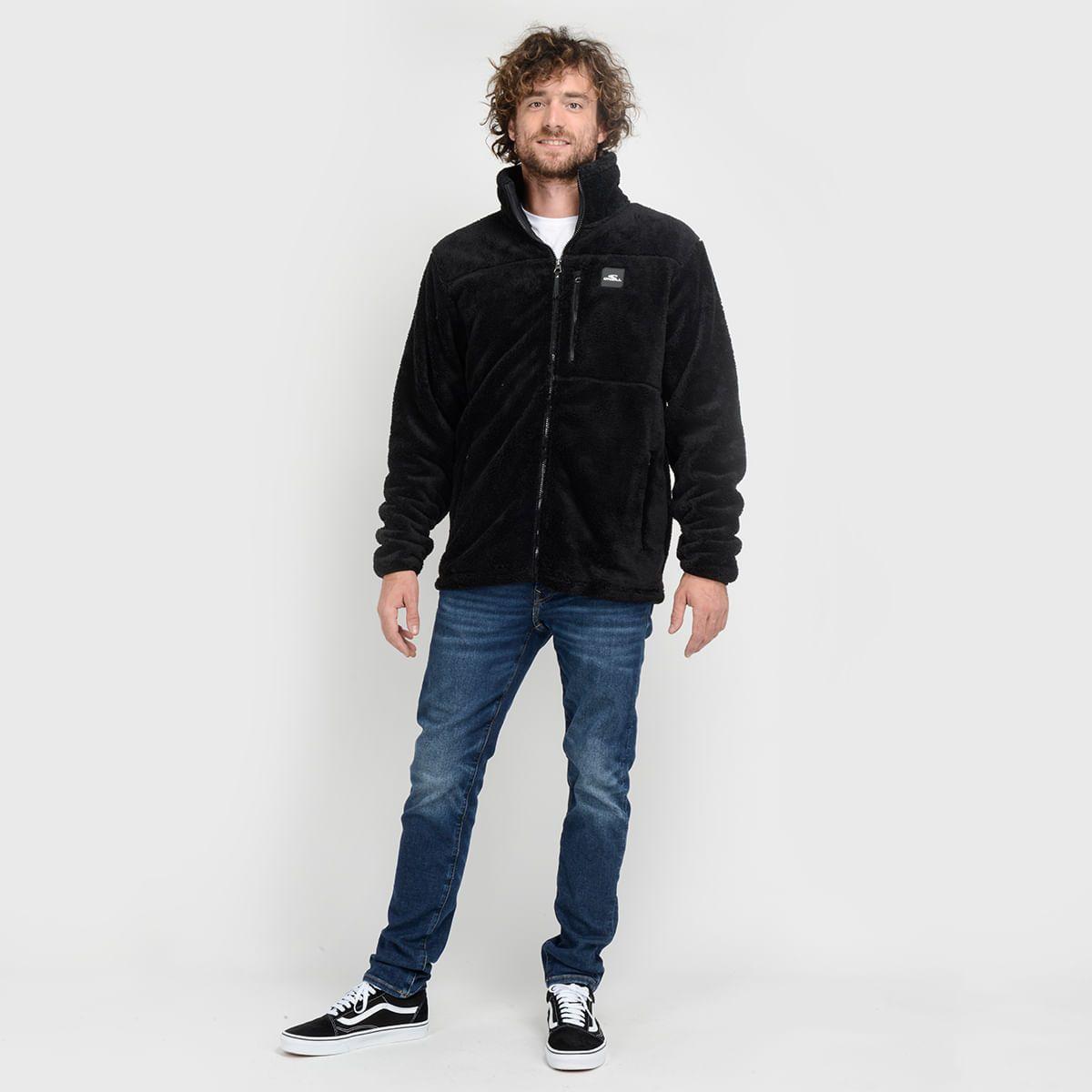 POLERON CHIPORRO FULL ZIPPER - I23HO073004 NEGRO-7