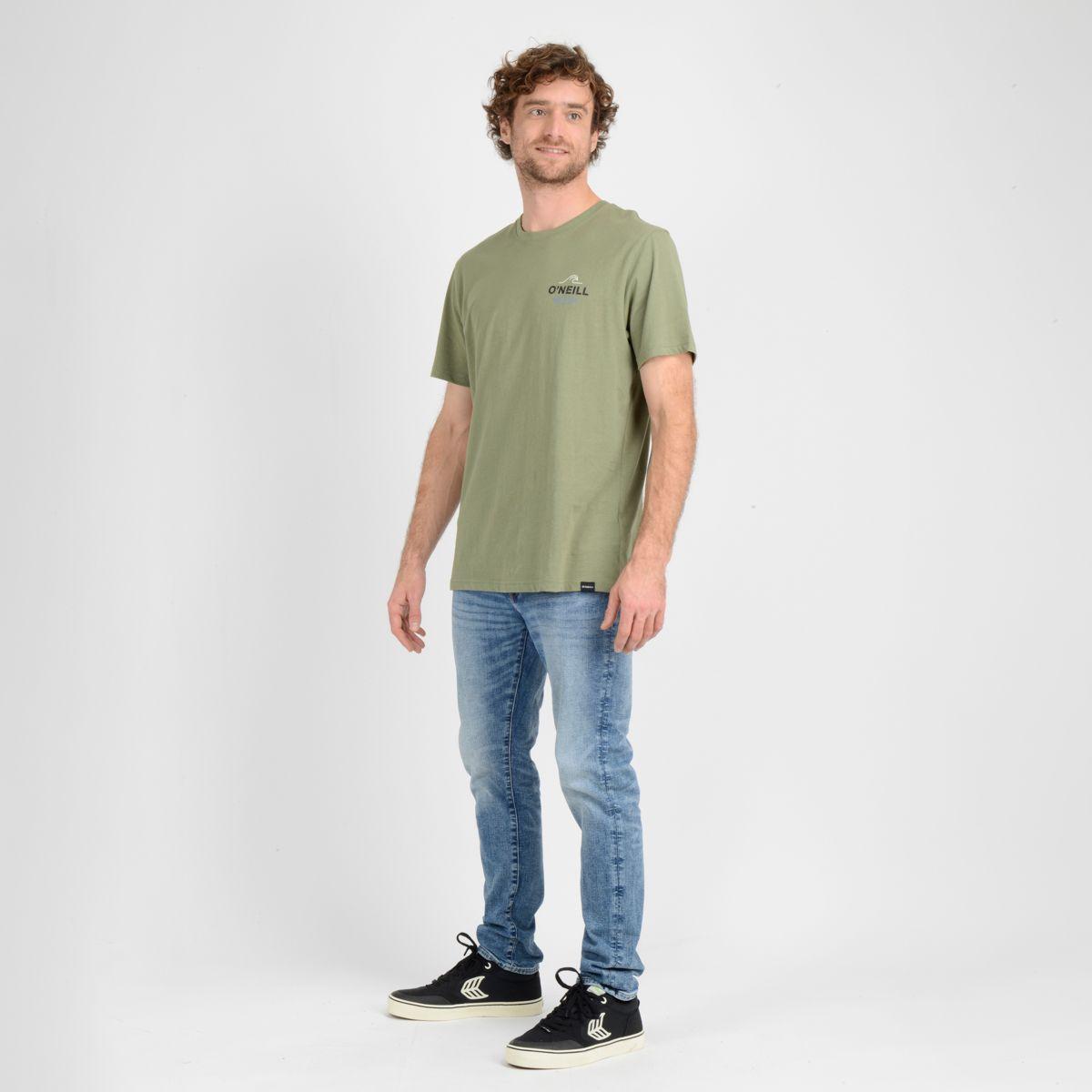 POLERA MANGA CORTA RIPTIDE  VERDE-1