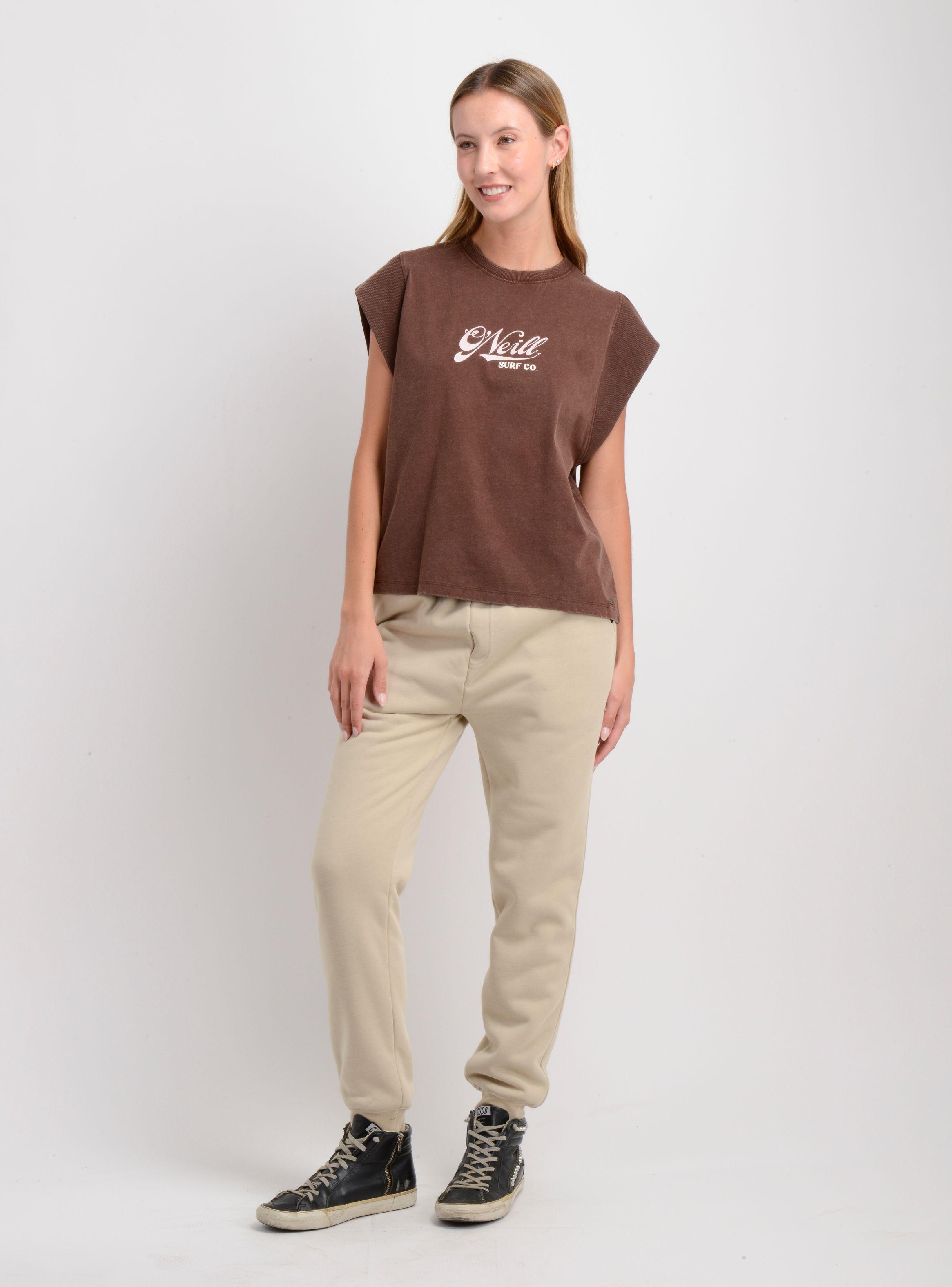 POLERA MANGA CORTA JULIE II CAFE-2