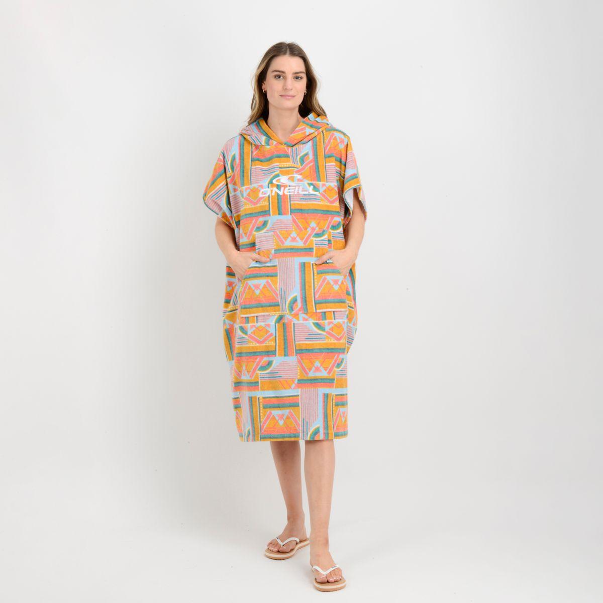 PONCHO TOALLA ARTGEO AMARILLO-0