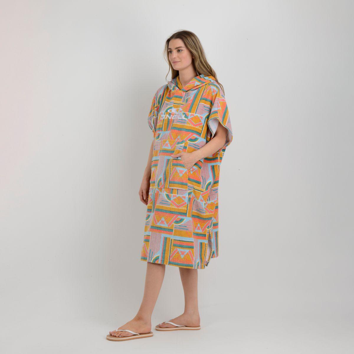 PONCHO TOALLA ARTGEO AMARILLO-1