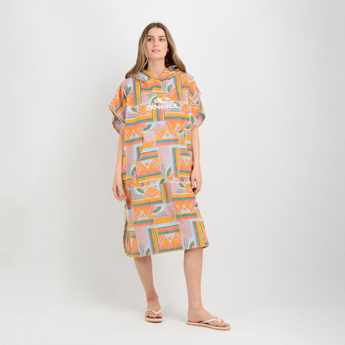 PONCHO TOALLA ARTGEO AMARILLO-3