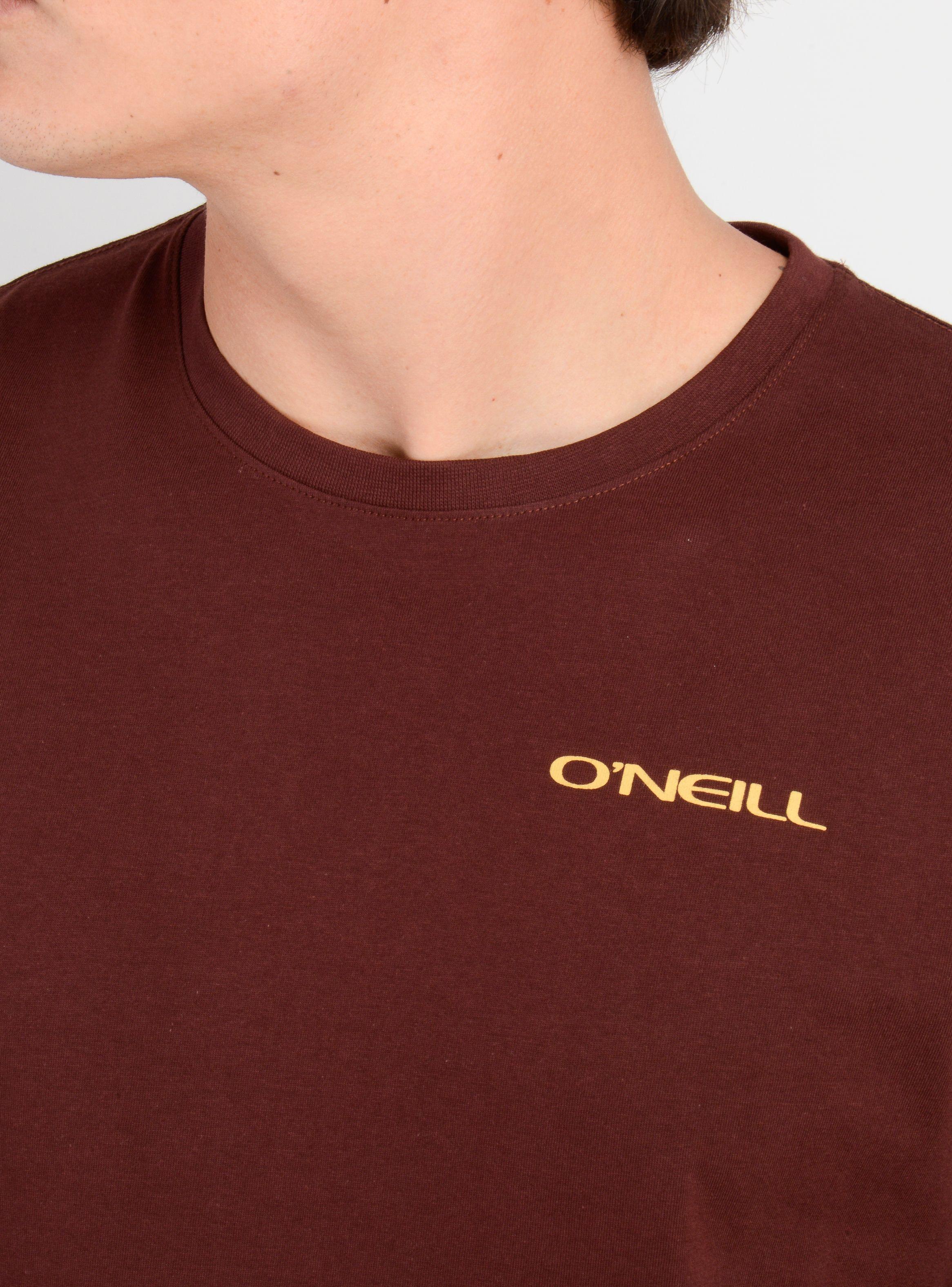 POLERA MANGA CORTA GLASSY DAYS ROJO OSCURO-4