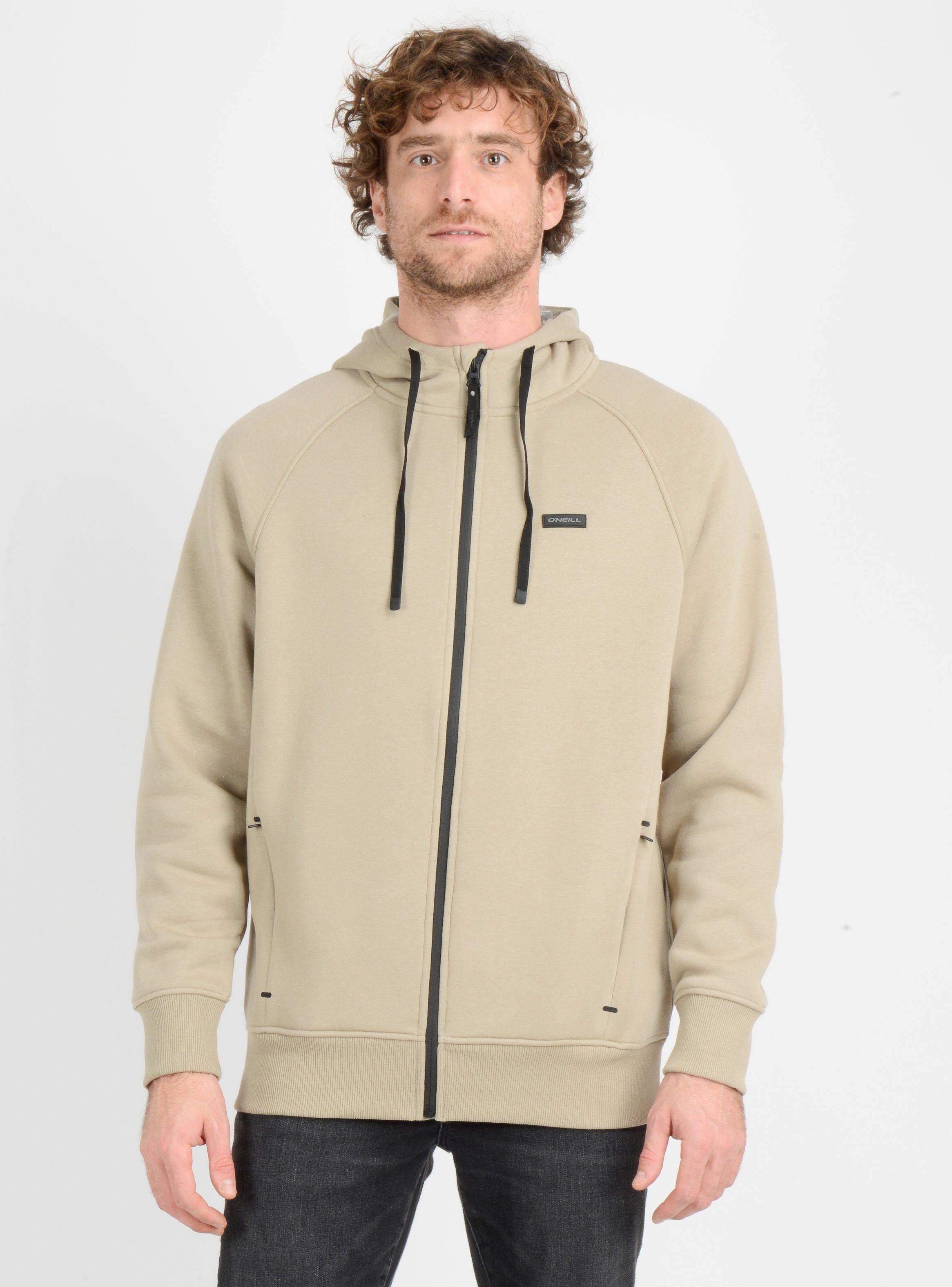 POLERON FULL ZIPER FREAK  BEIGE-0