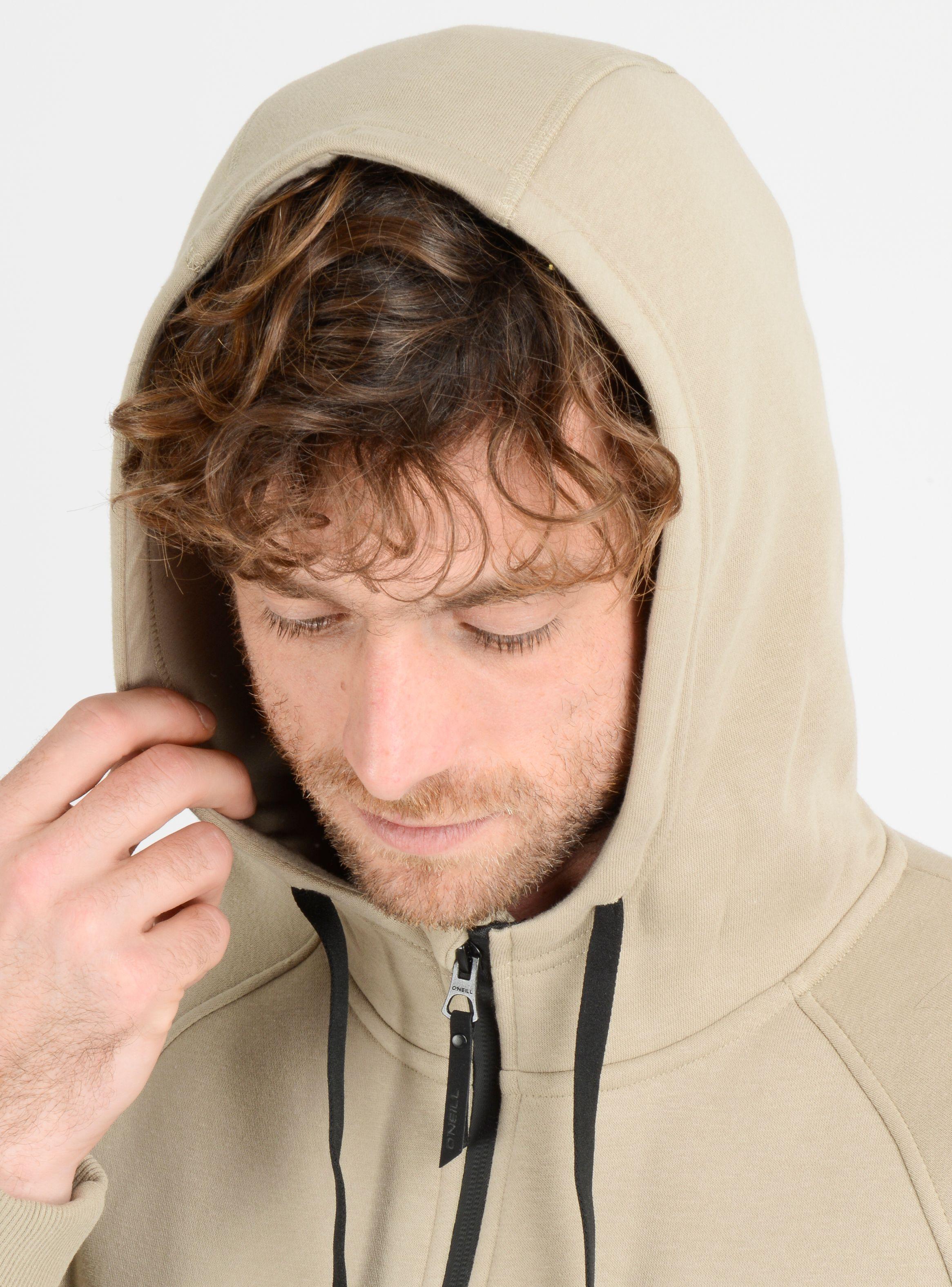 POLERON FULL ZIPER FREAK  BEIGE-5