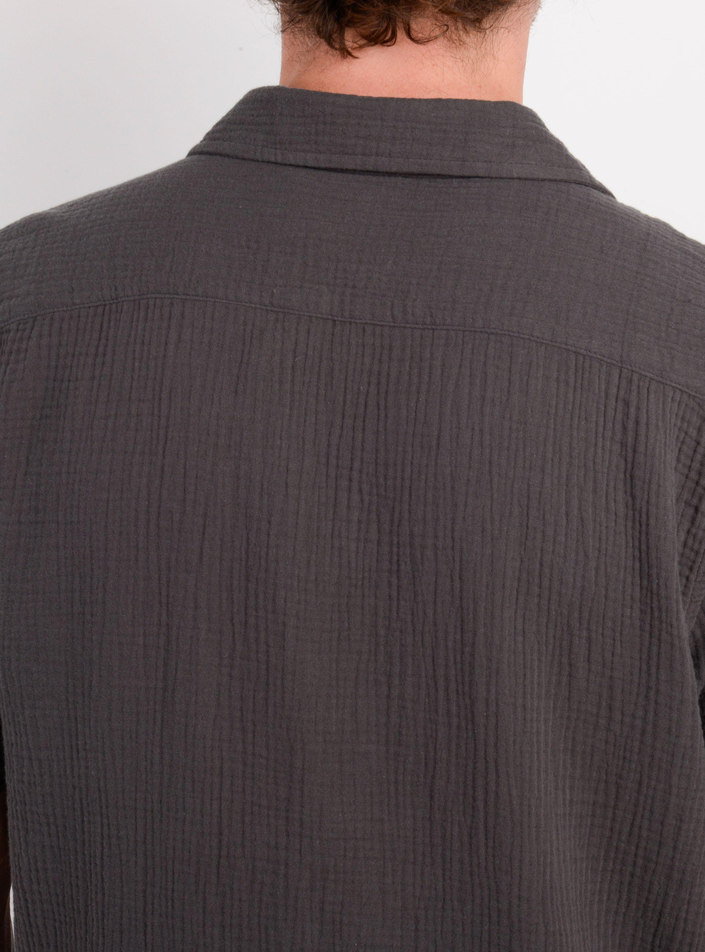 CAMISA MANGA CORTA MELODY ROCK GRIS OSCURO-5