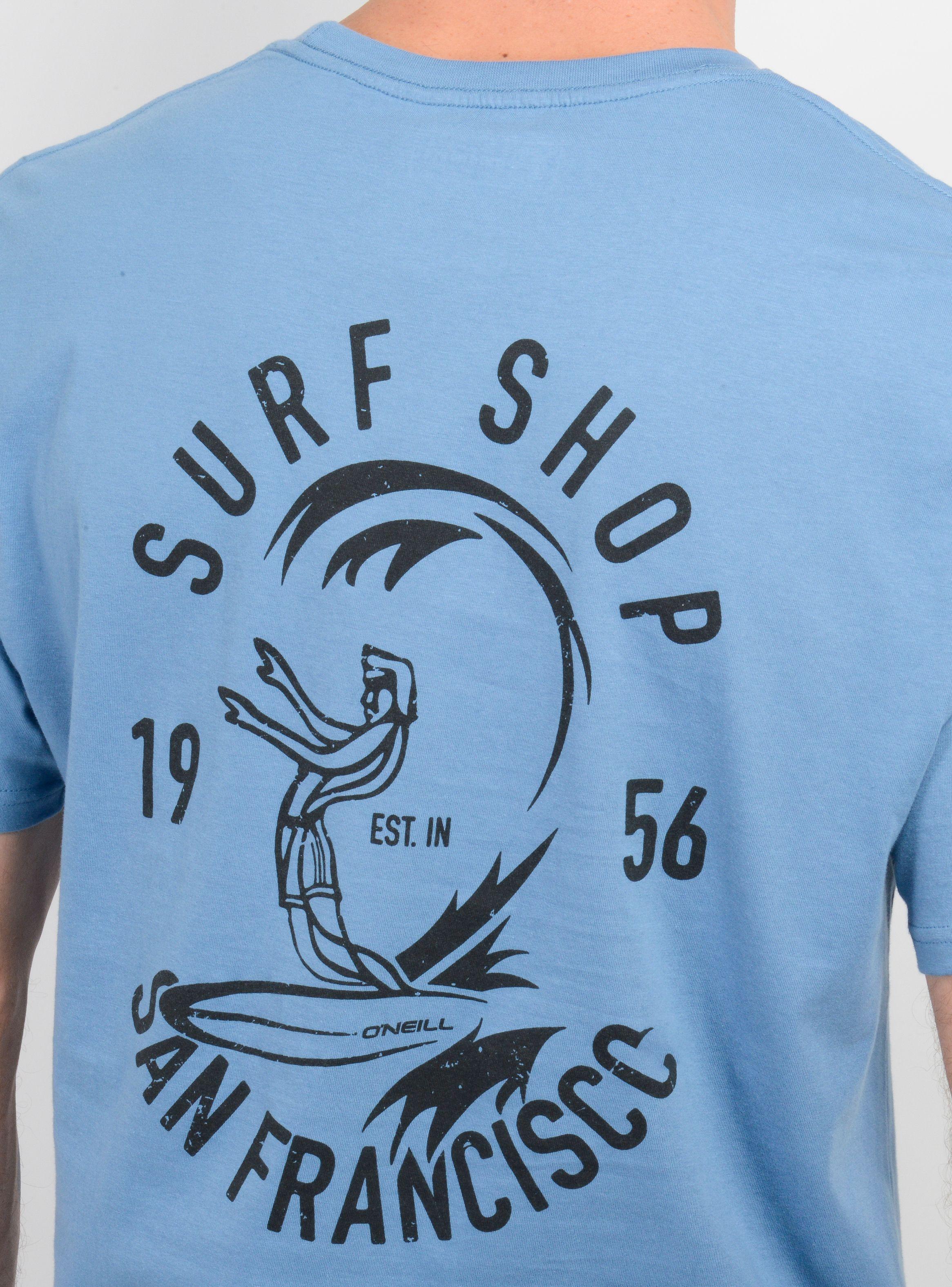 POLERA MANGA CORTA ORIGINAL SURF SHOP AZUL-5