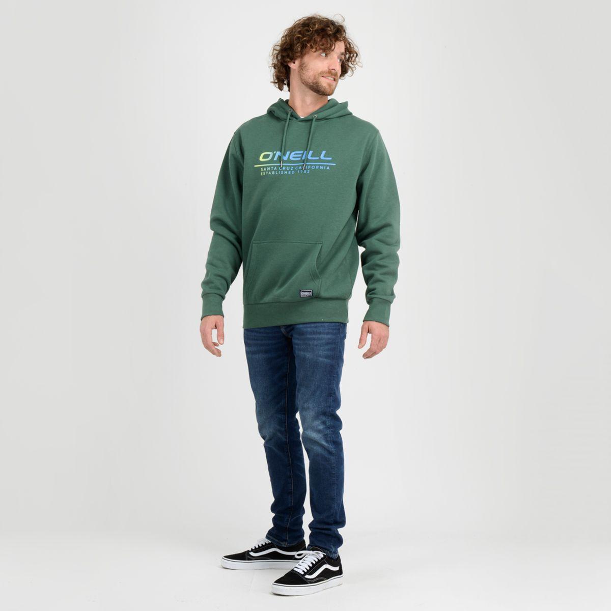 POLERON HODDIE BLUE  VERDE OSCURO-3