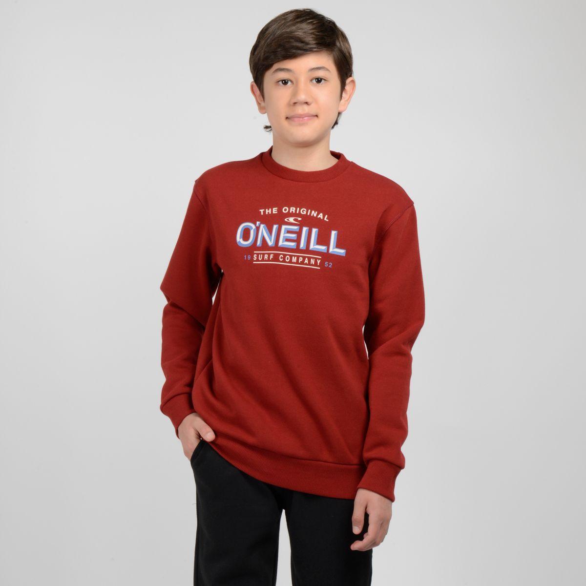 POLERON CUELLO REDONDO - I23NO074001 ROJO OSCURO-0