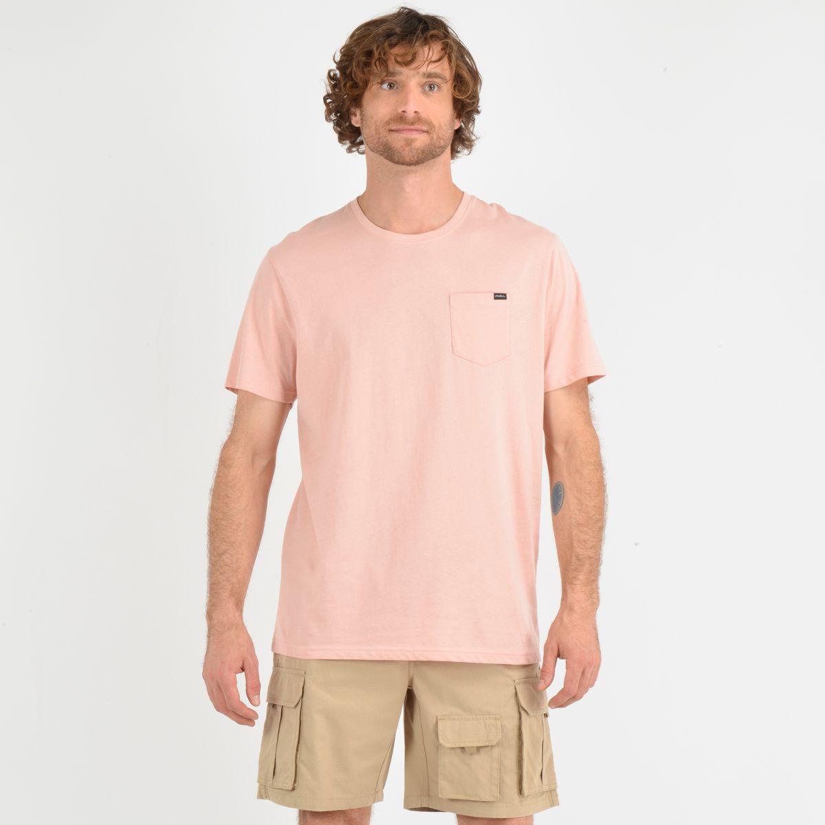 POLERA MANGA CORTA EAST CLIFF  ROSADO-0