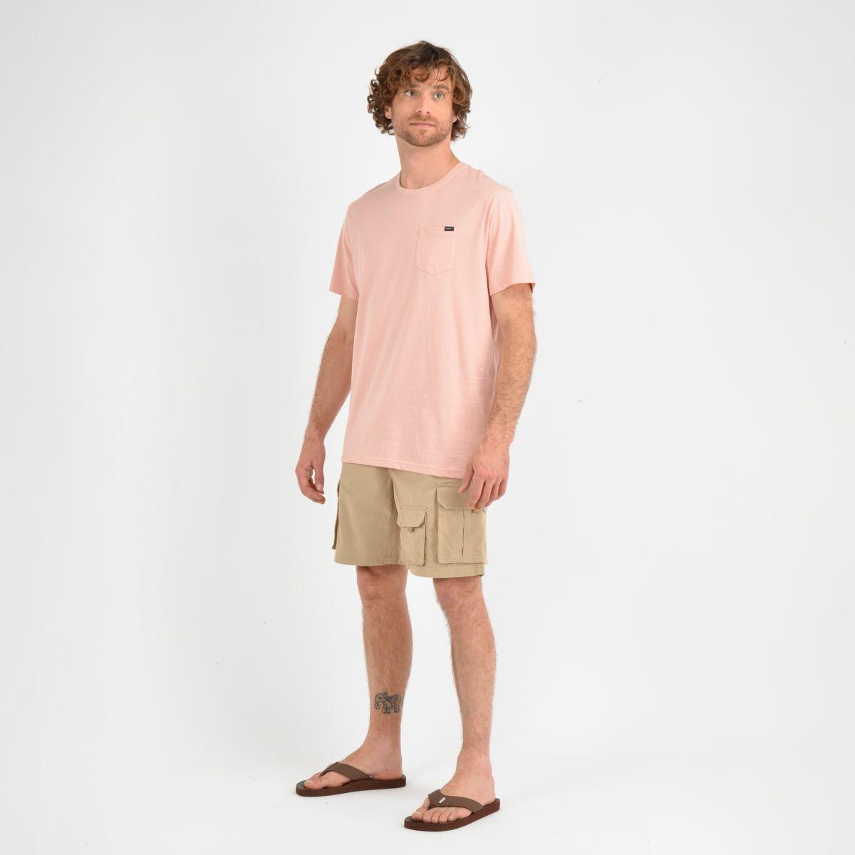 POLERA MANGA CORTA EAST CLIFF  ROSADO-1