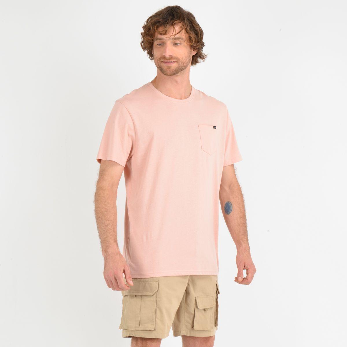 POLERA MANGA CORTA EAST CLIFF  ROSADO-2