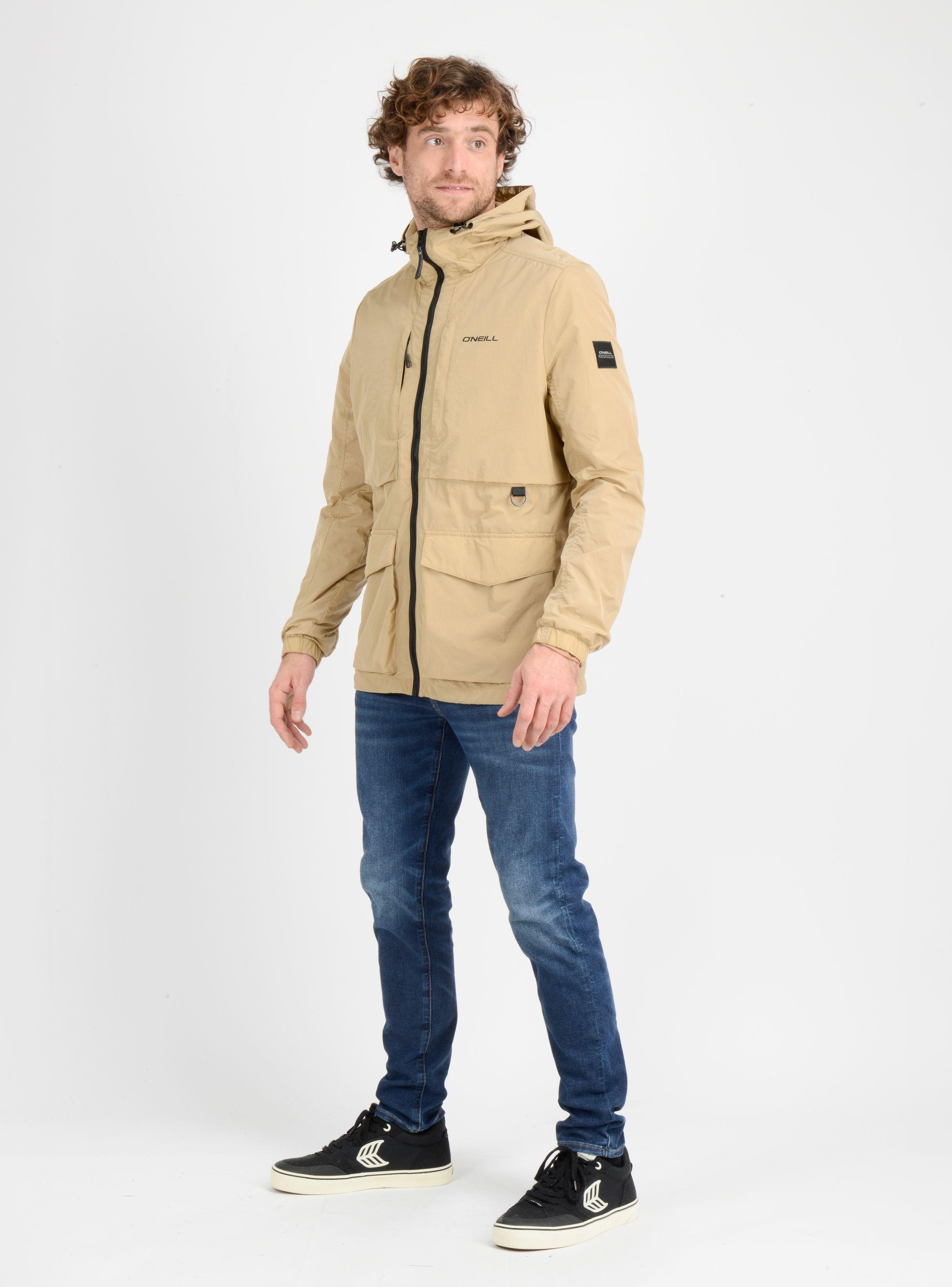 CORTAVIENTO HOMBRE TRVLR TRACK BEIGE-1