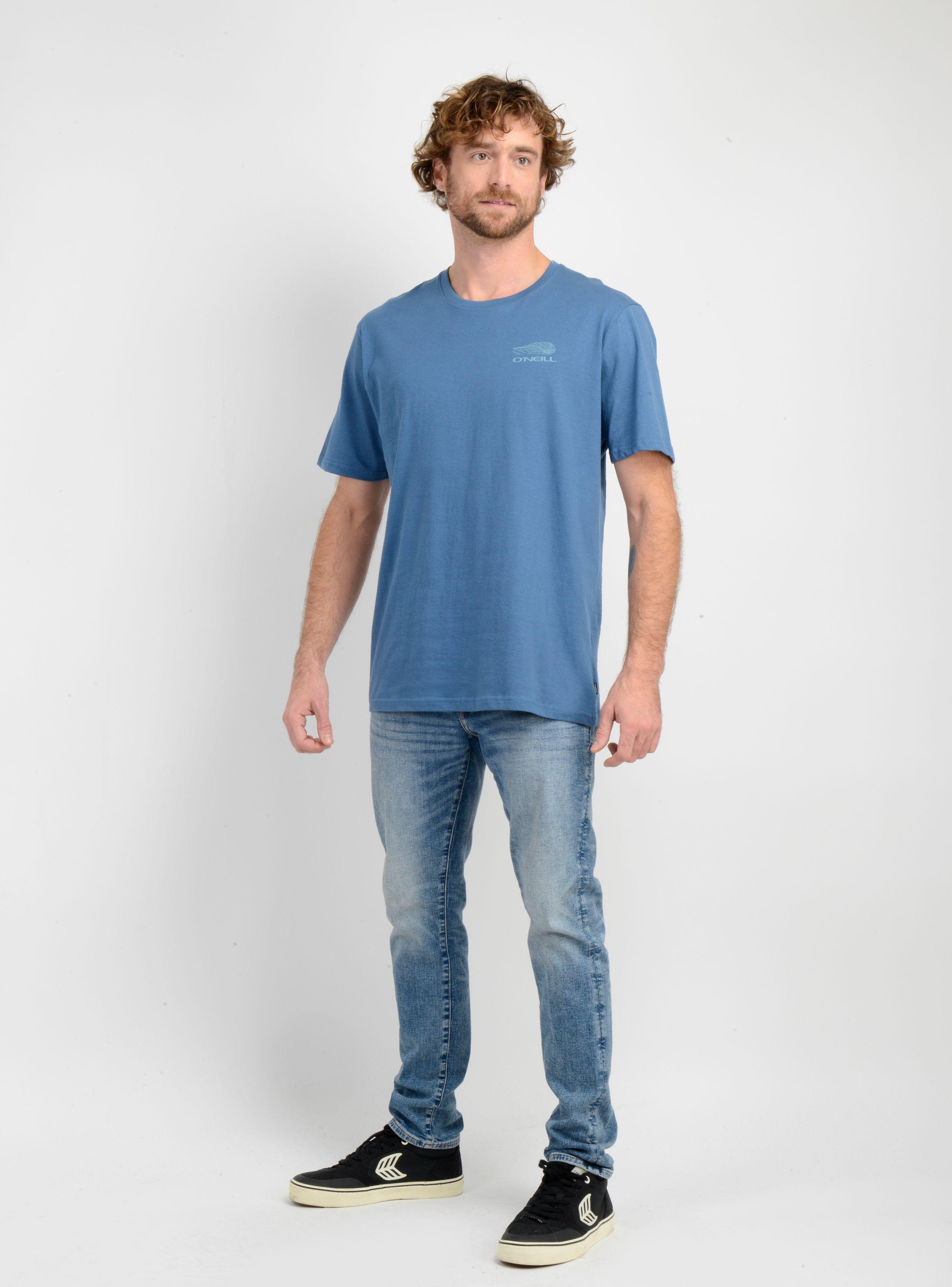 POLERA MANGA CORTA DUSK AZUL-2