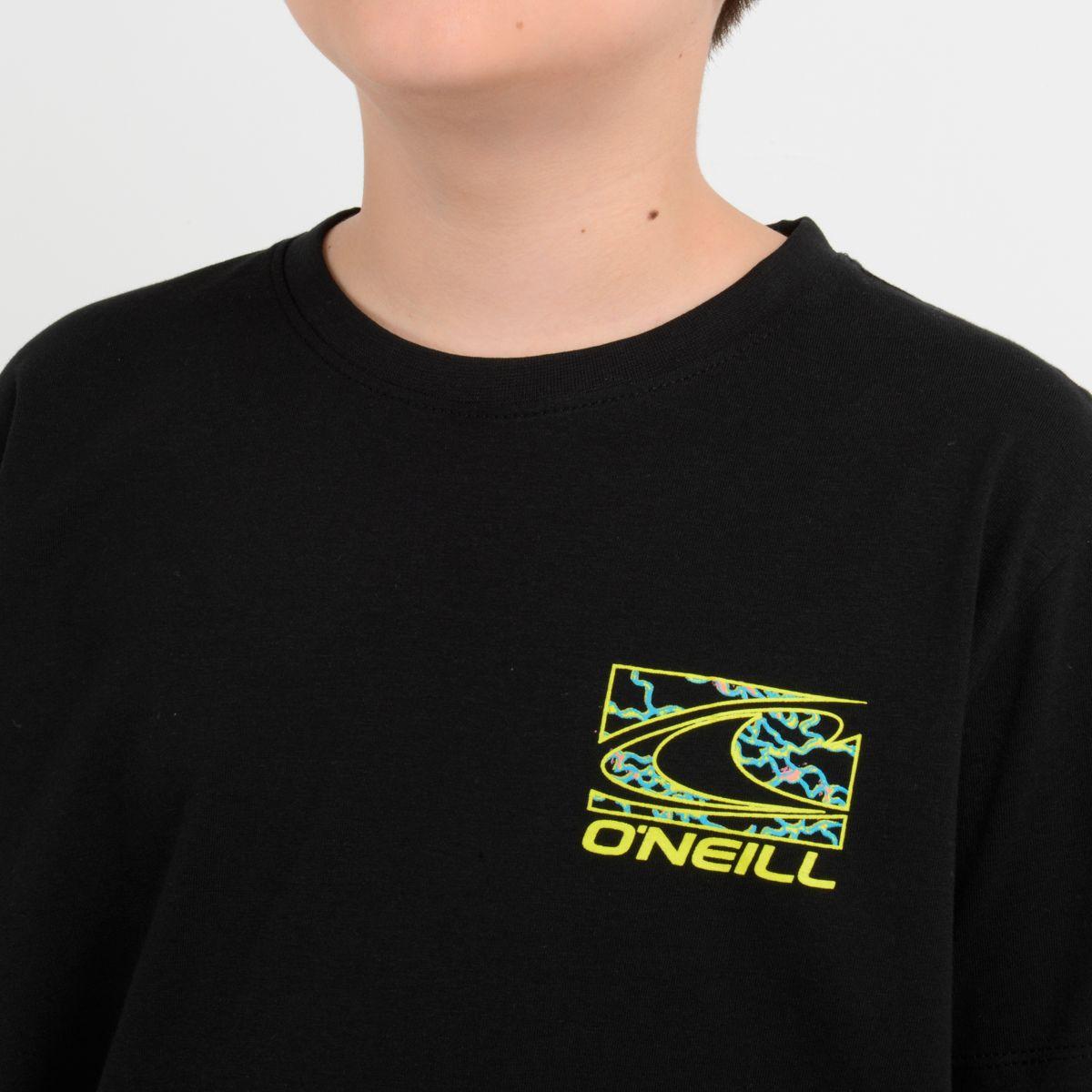 POLERA MANGA CORTA LITTLE WAVE  NEGRO-4