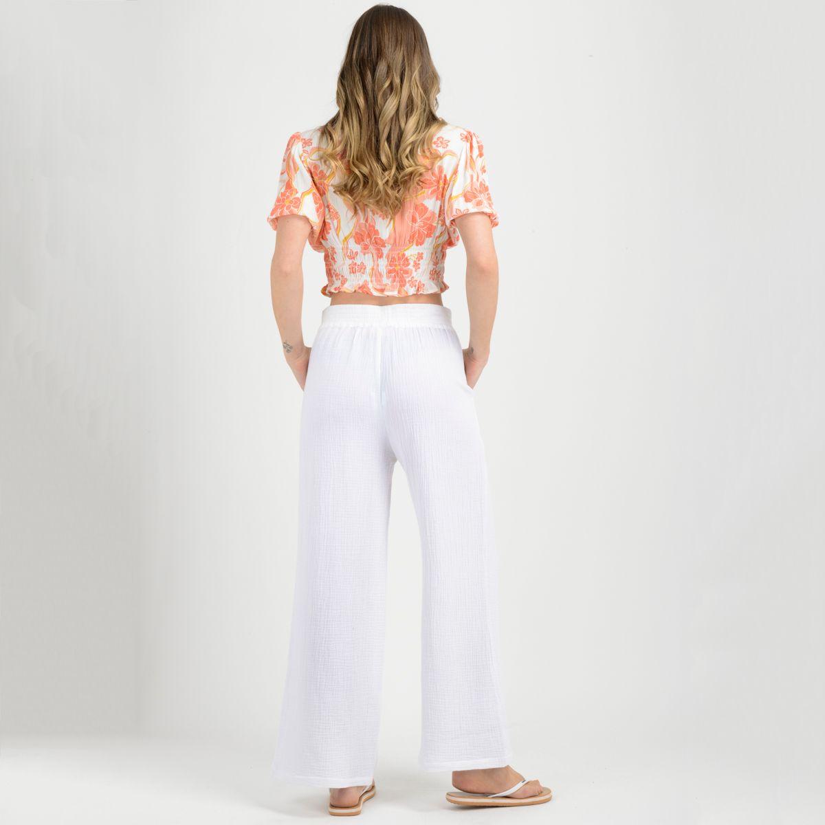 PANTALON WIDE  BLANCO-4