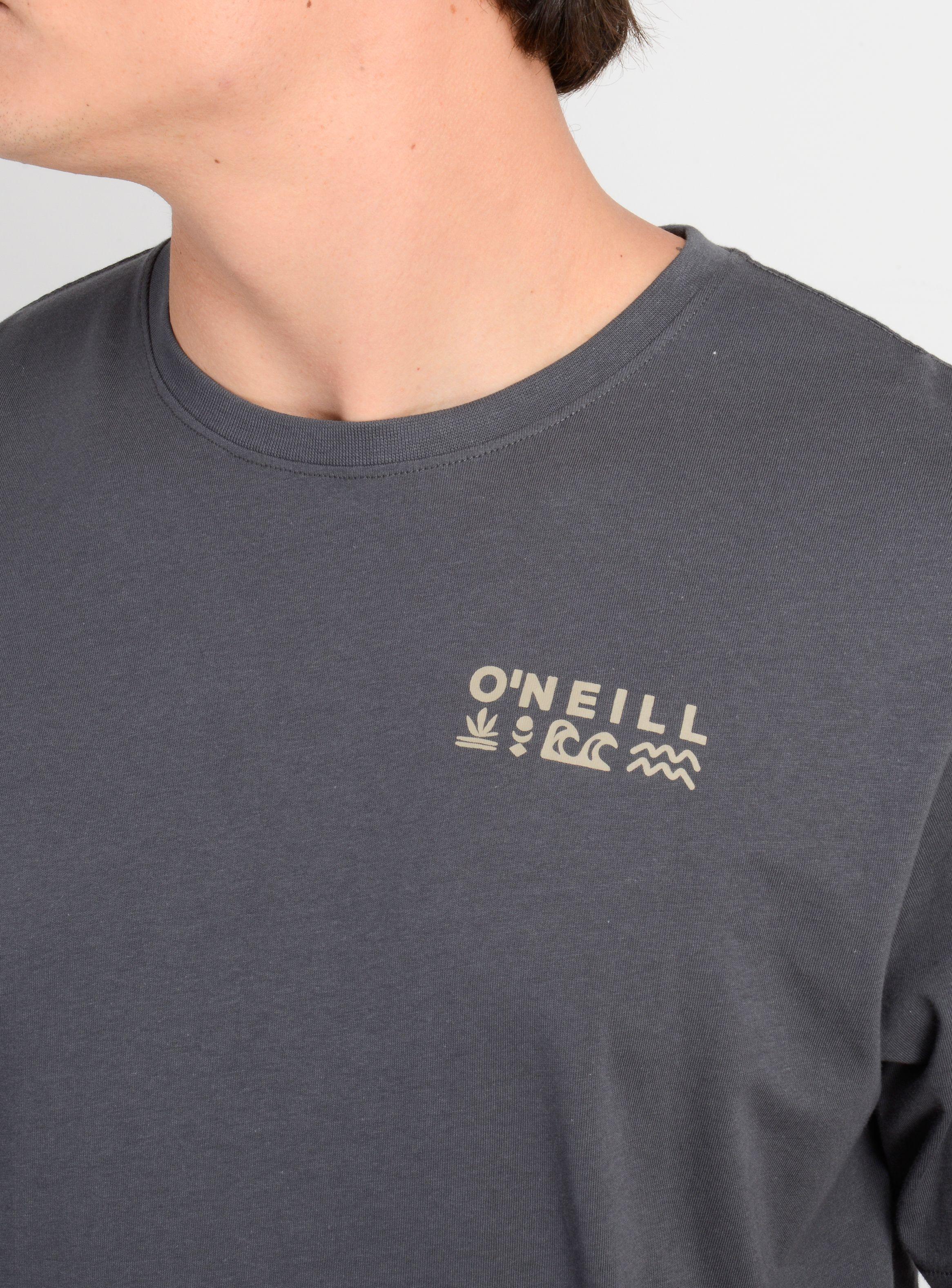 POLERA MANGA CORTA GLYPHS GRIS OSCURO-4