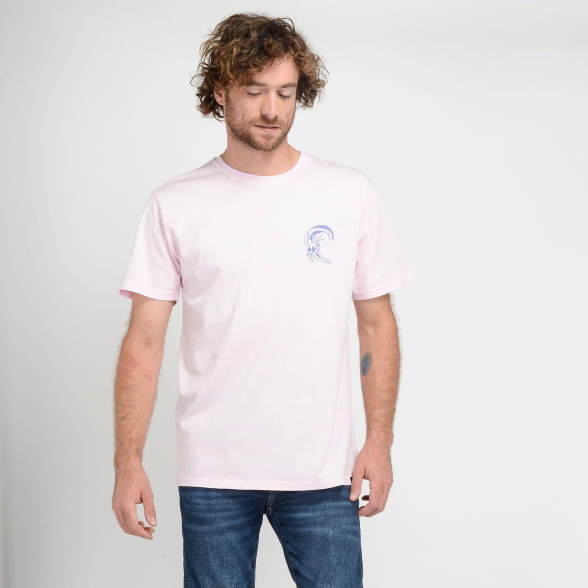 POLERA MANGA CORTA - I23HO065007 ROSADO CLARO / PASTEL-0