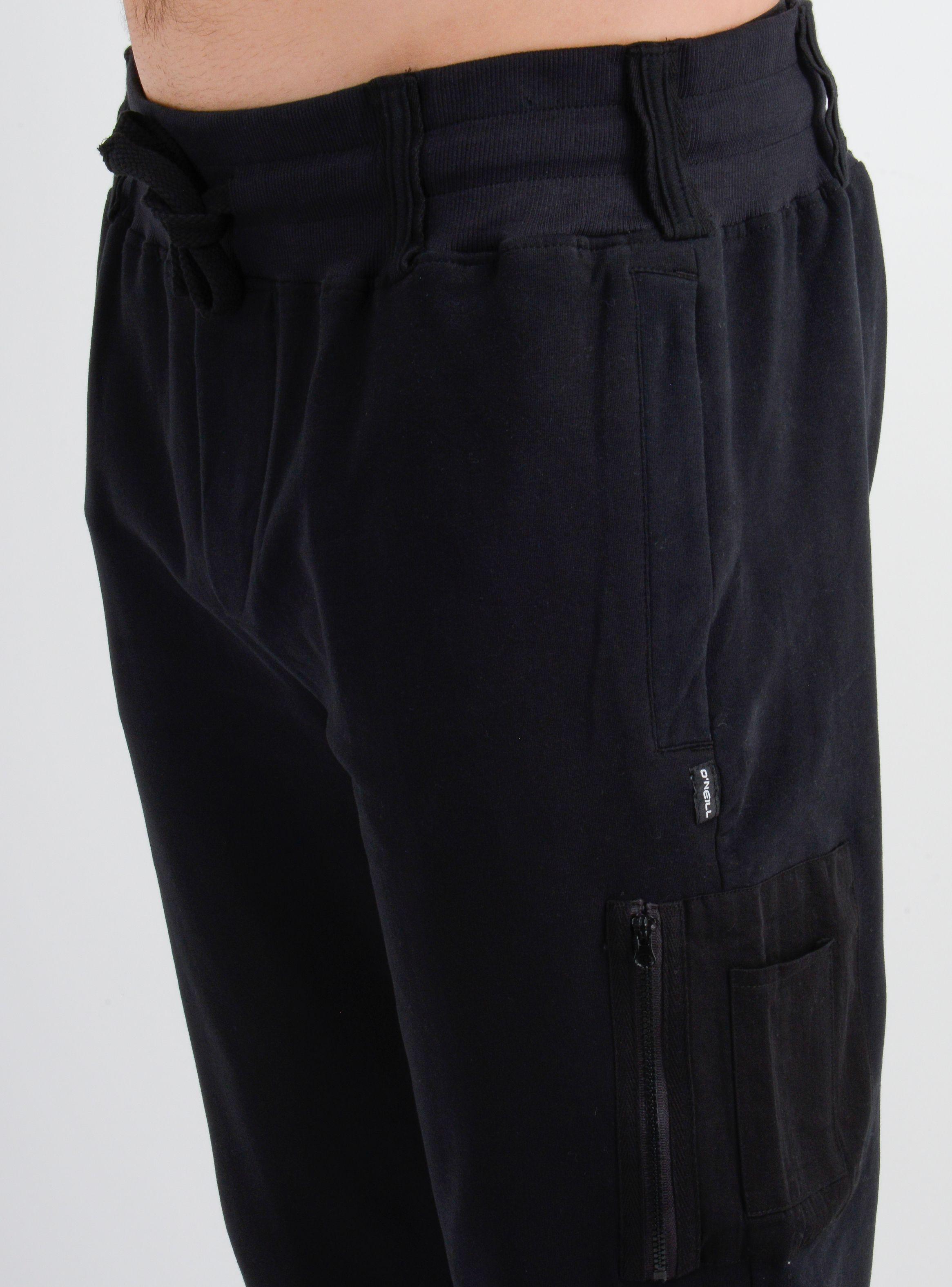 PANTALON BUZO TRANSFER  NEGRO-4